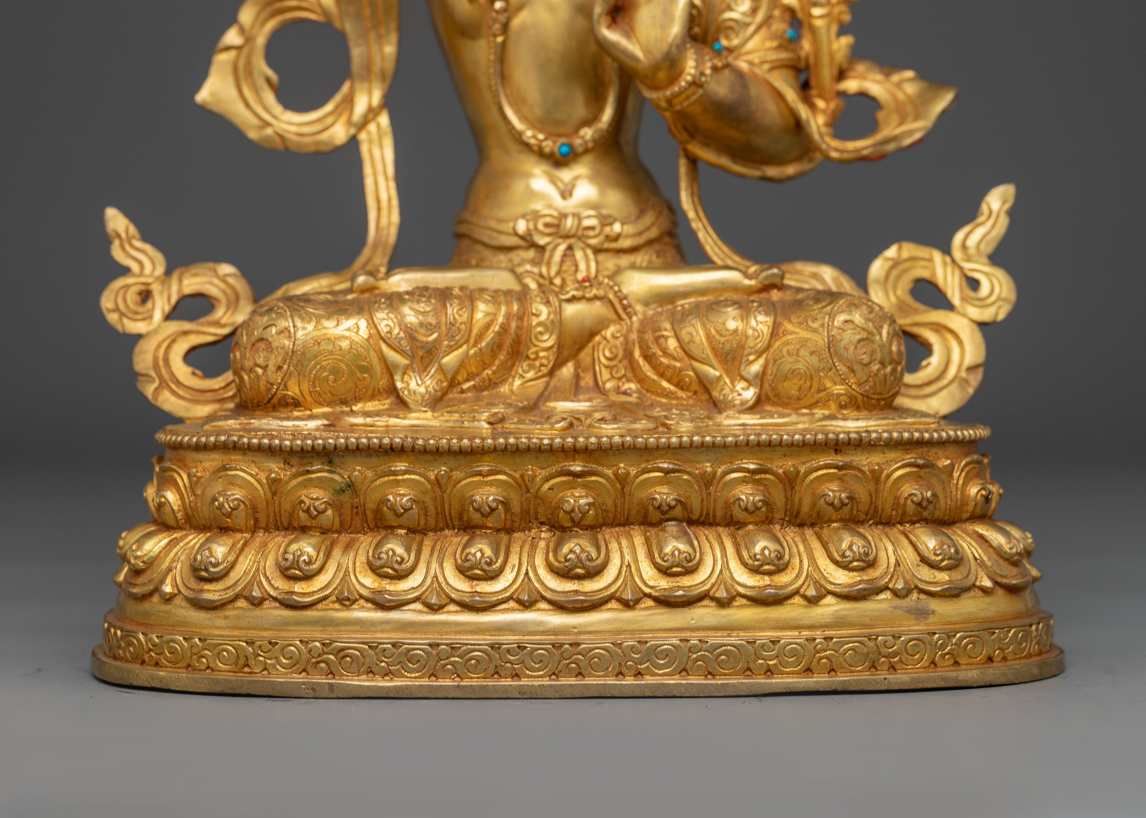 Divine Wisdom Bodhisattva Manjushri Statue for Meditation