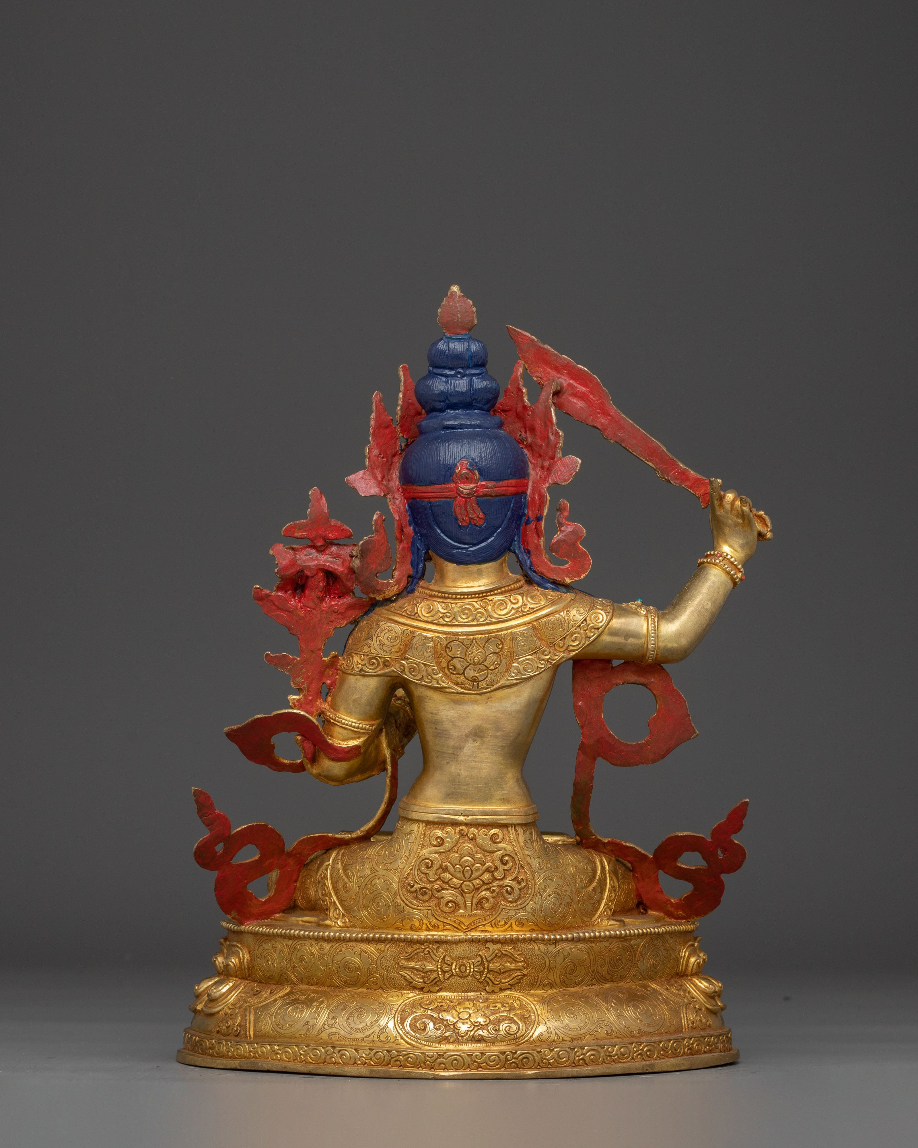 Divine Wisdom Bodhisattva Manjushri Statue for Meditation