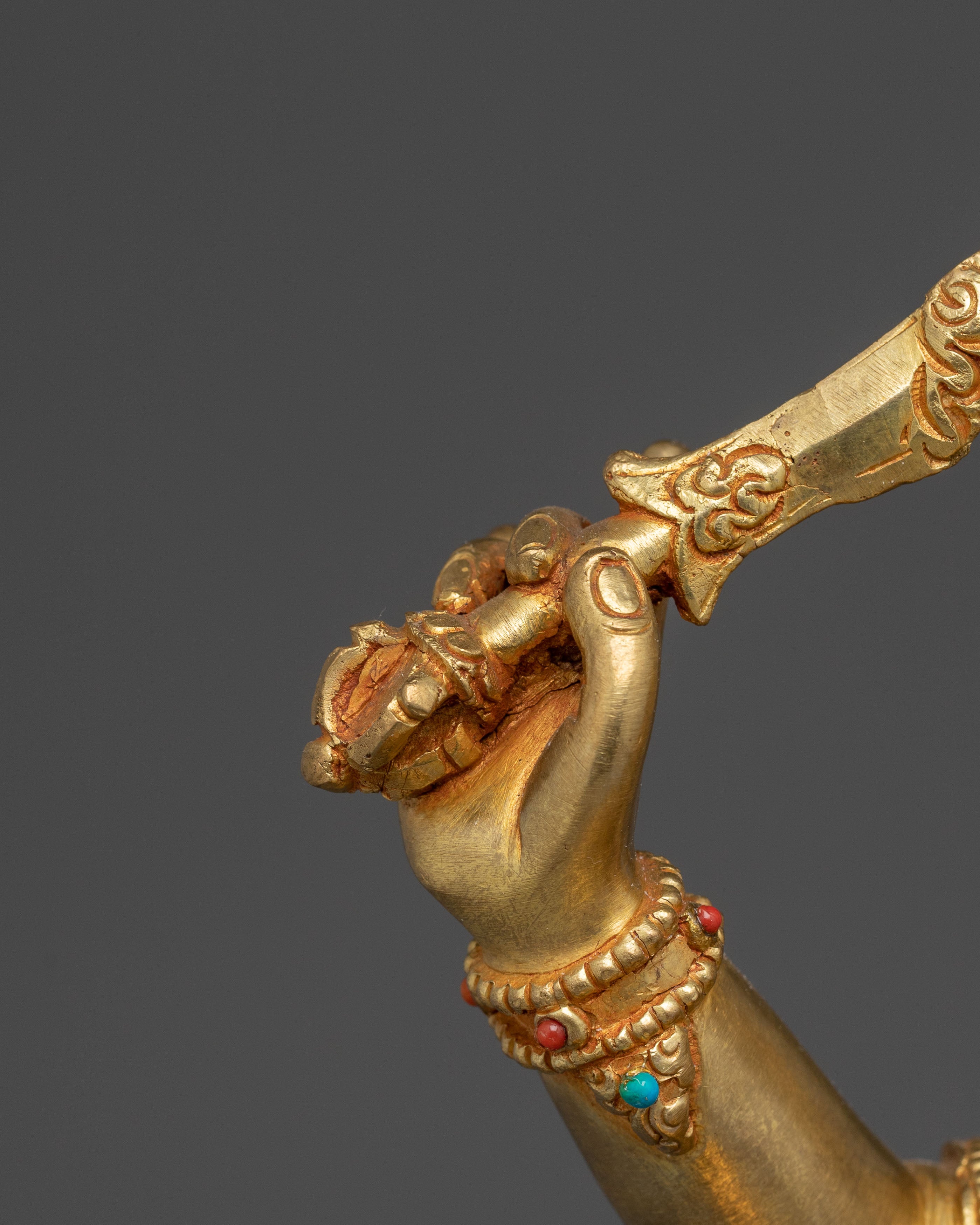 Divine Wisdom Bodhisattva Manjushri Statue for Meditation