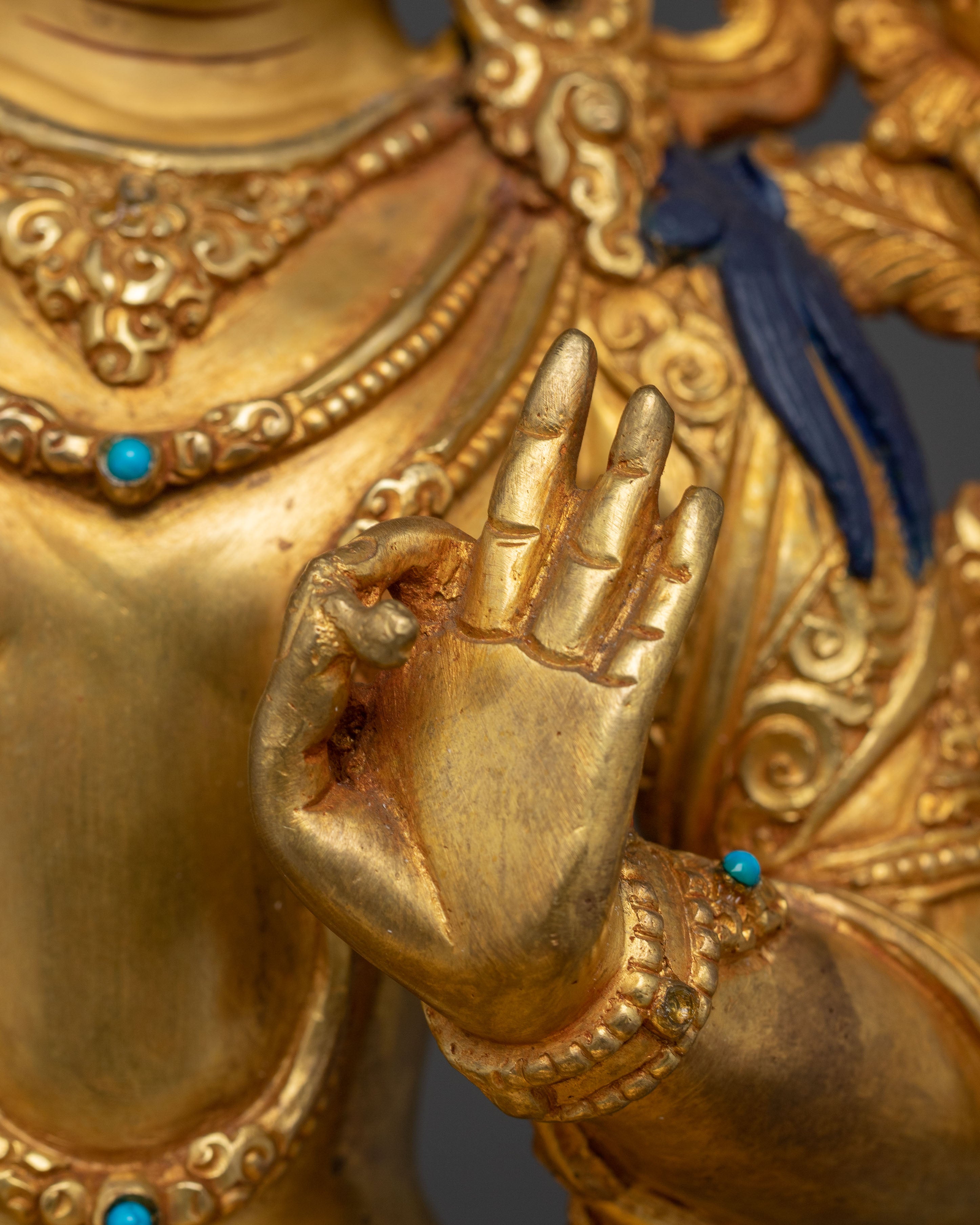 Divine Wisdom Bodhisattva Manjushri Statue for Meditation