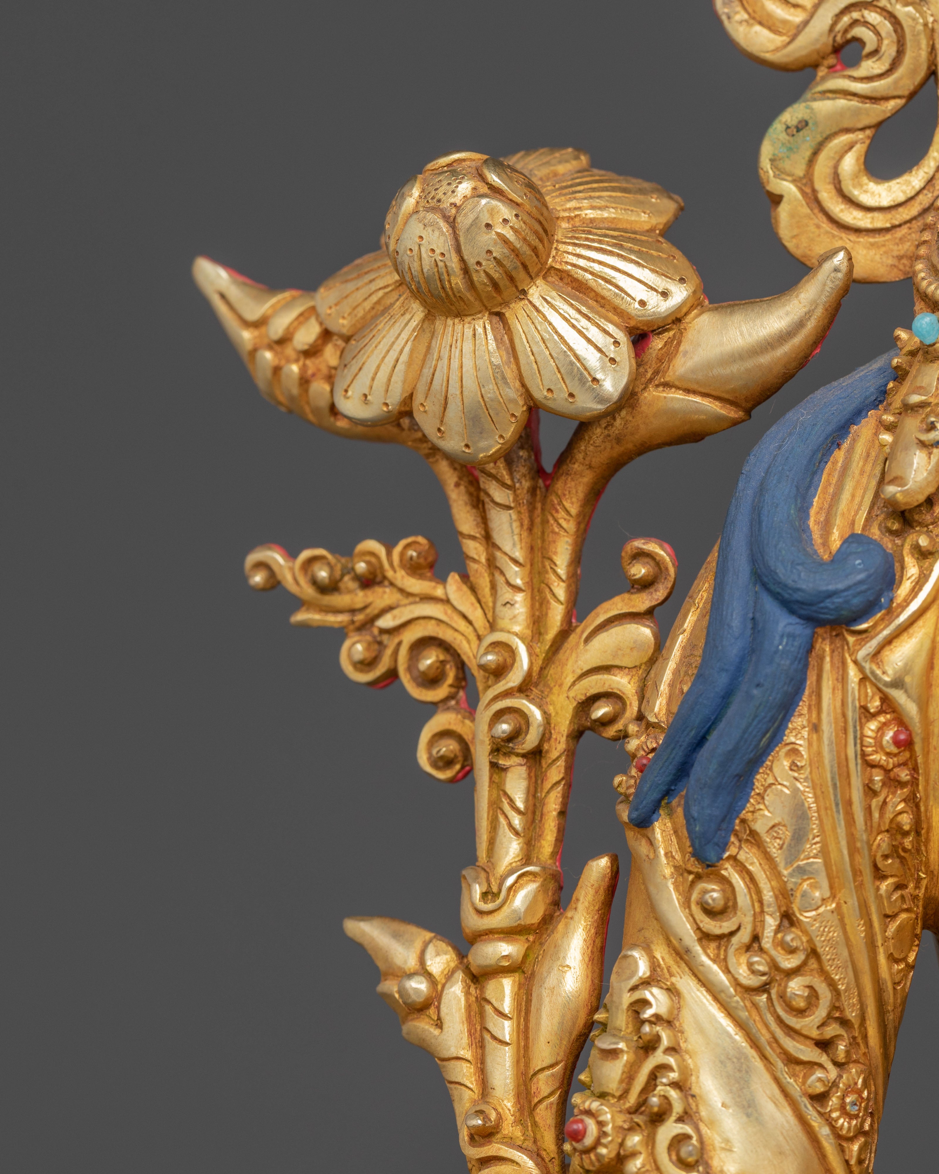 Seven-eyed Healing Goddess White Tara Sculpture