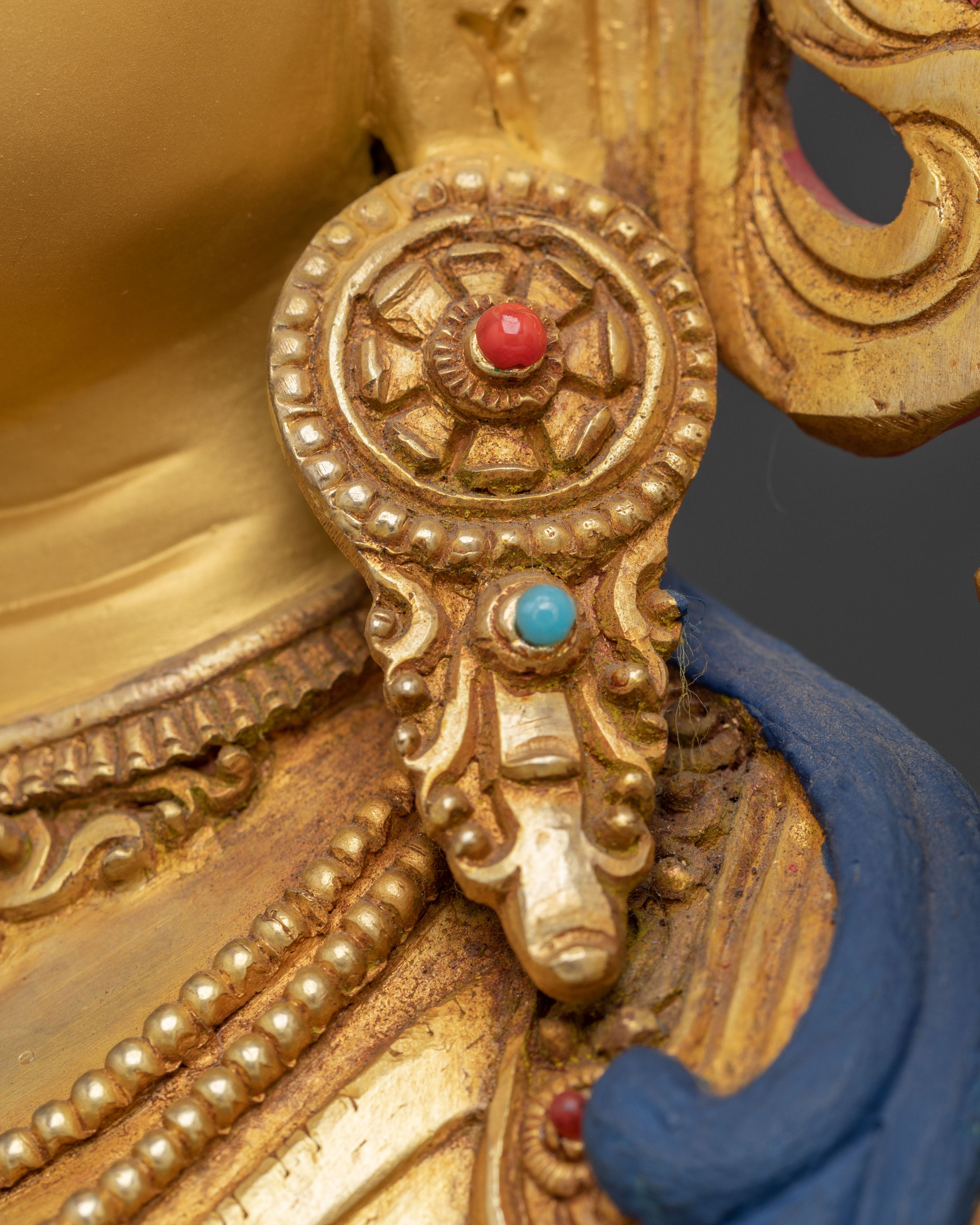 Seven-eyed Healing Goddess White Tara Sculpture
