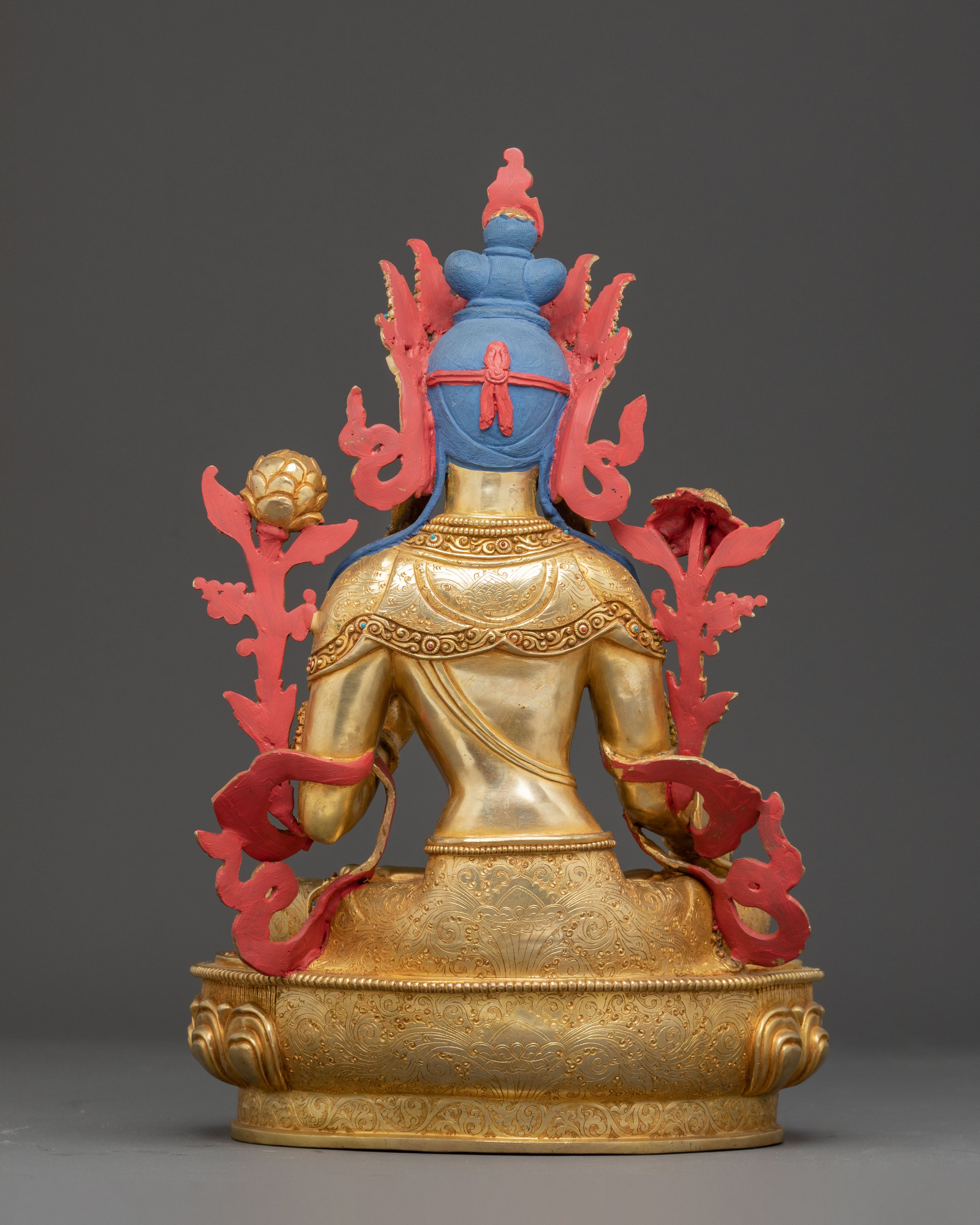 Seven-eyed Healing Goddess White Tara Sculpture