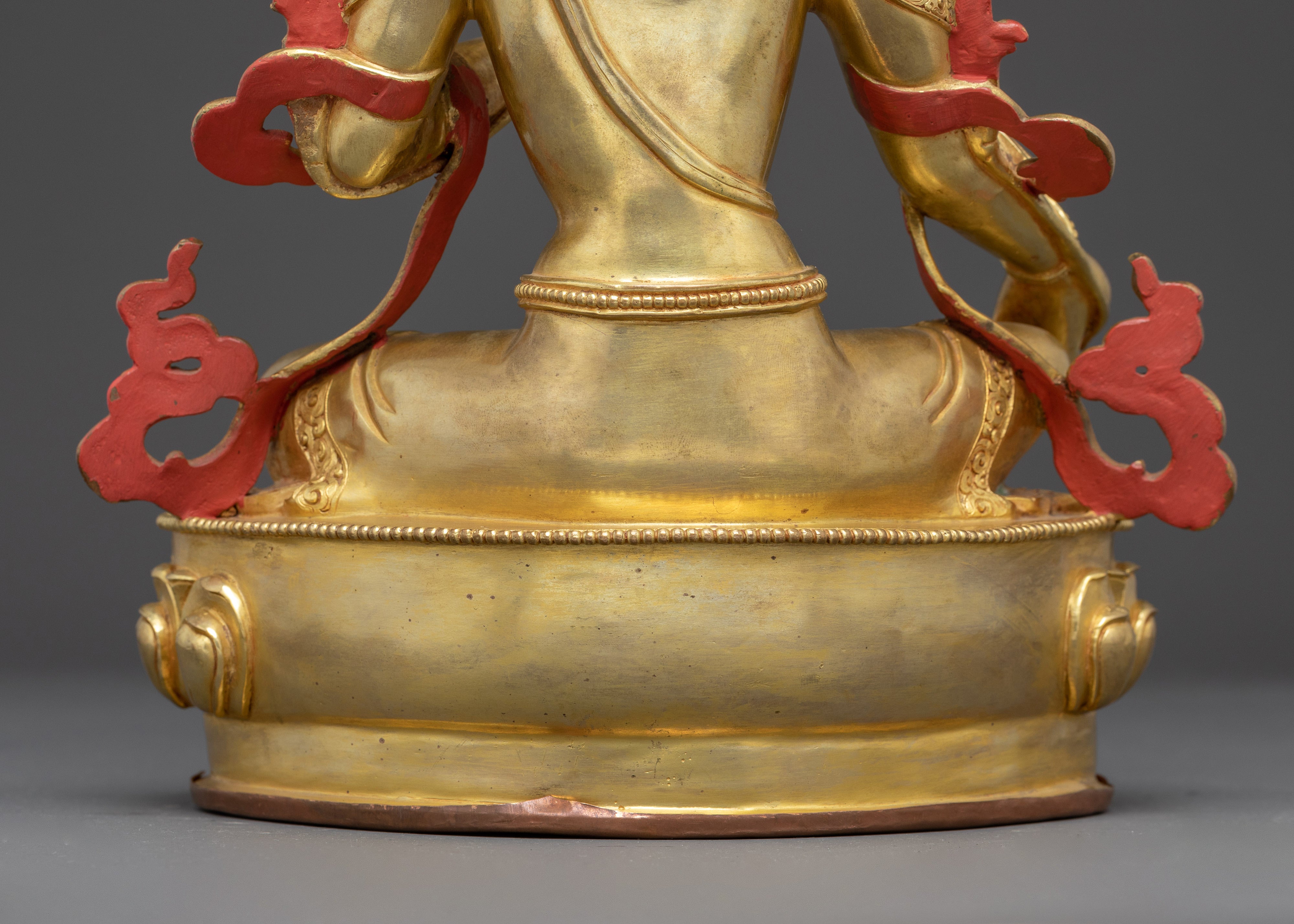 Golden Statue of Mother Green Tara | Himlayan Handmade Sculpture