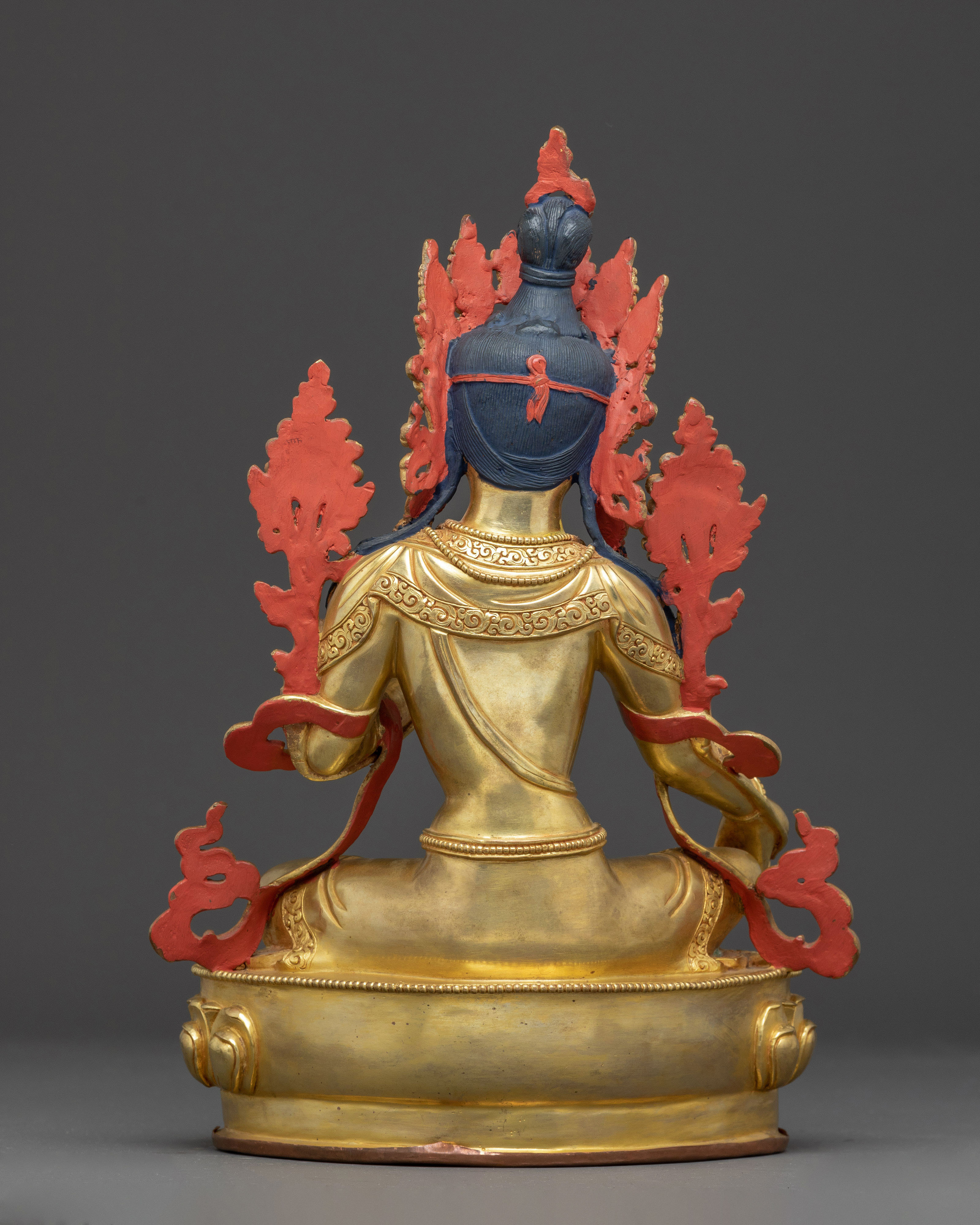 Golden Statue of Mother Green Tara | Himlayan Handmade Sculpture