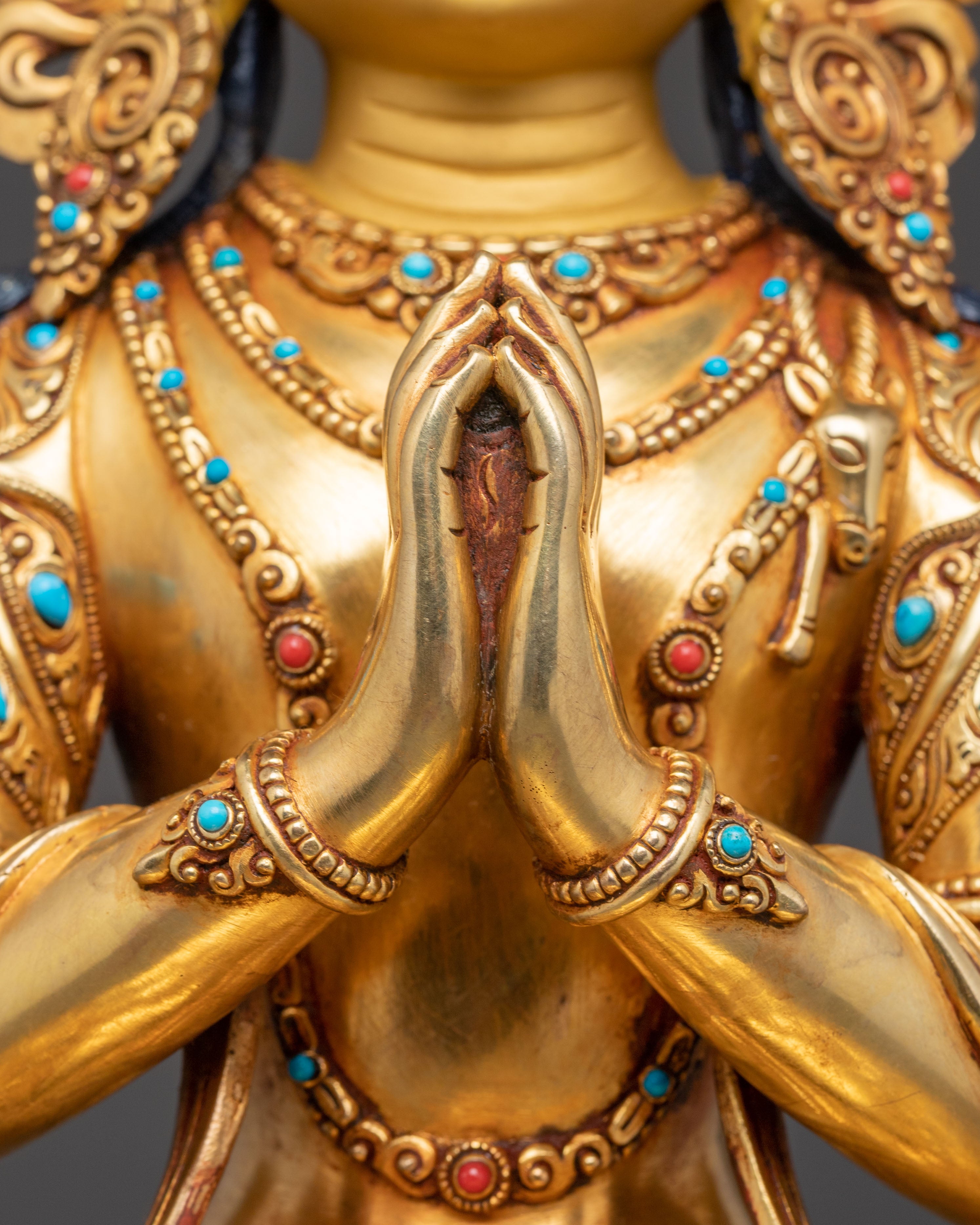 Bodhisattva of Compassion Chenrezig Handcrafted Statue | Avalokiteshvara