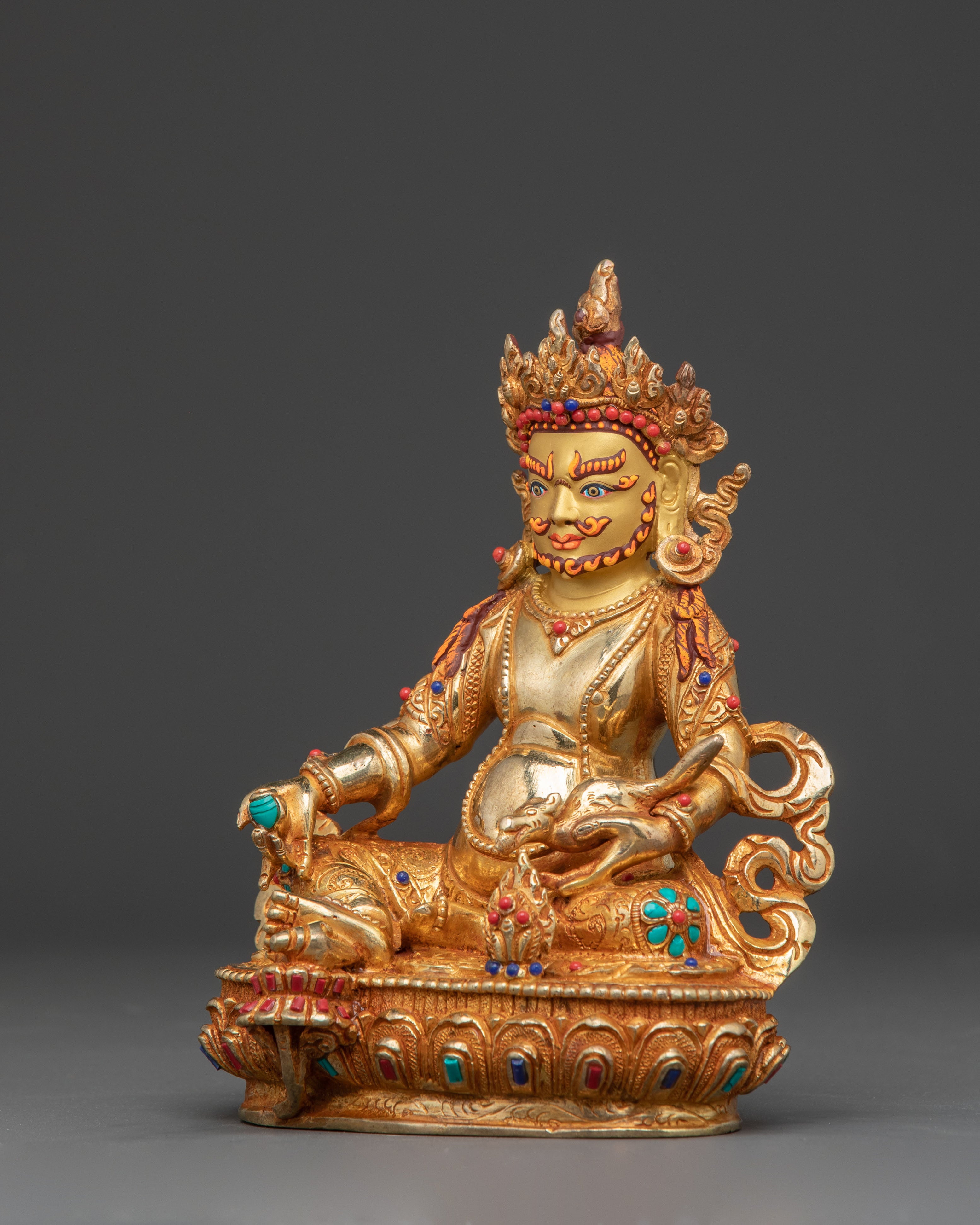 Dzambhala Statue : Buddhist Deity of Wealth