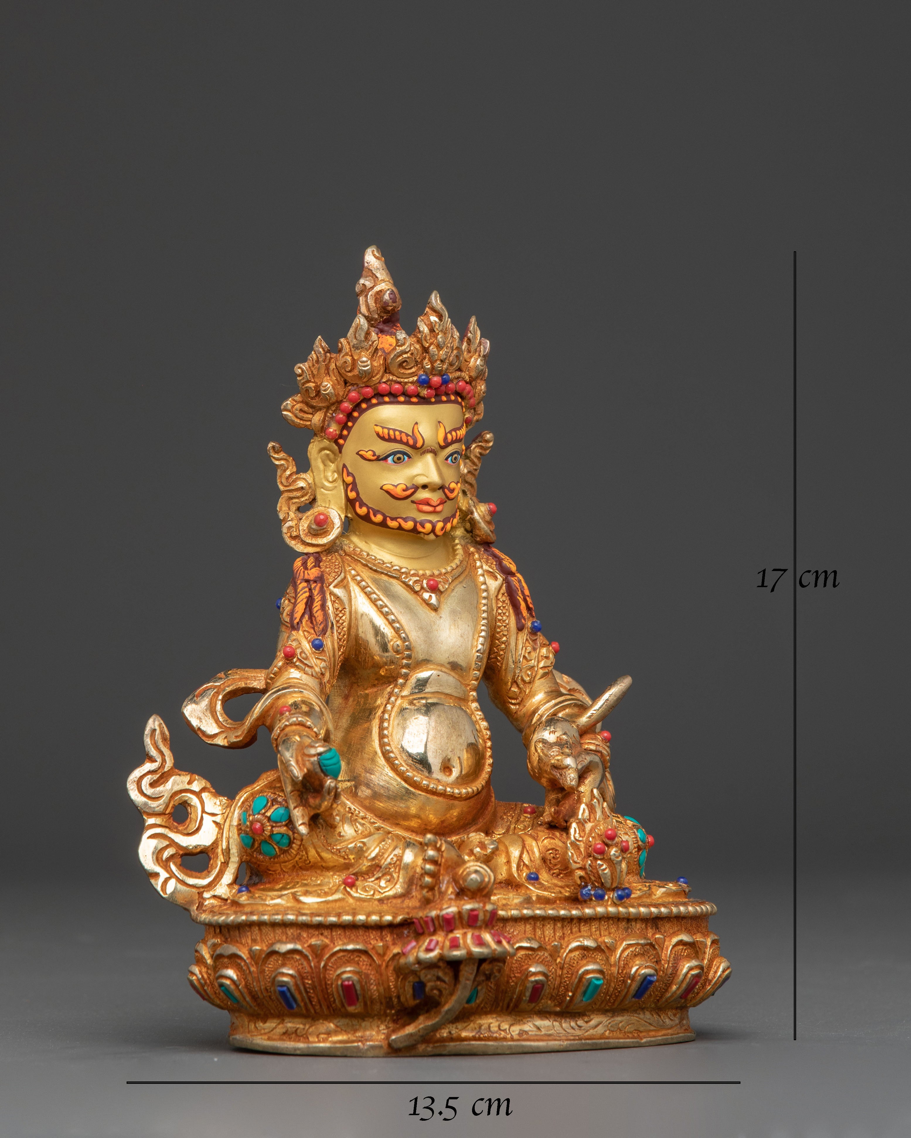 Dzambhala Statue : Buddhist Deity of Wealth
