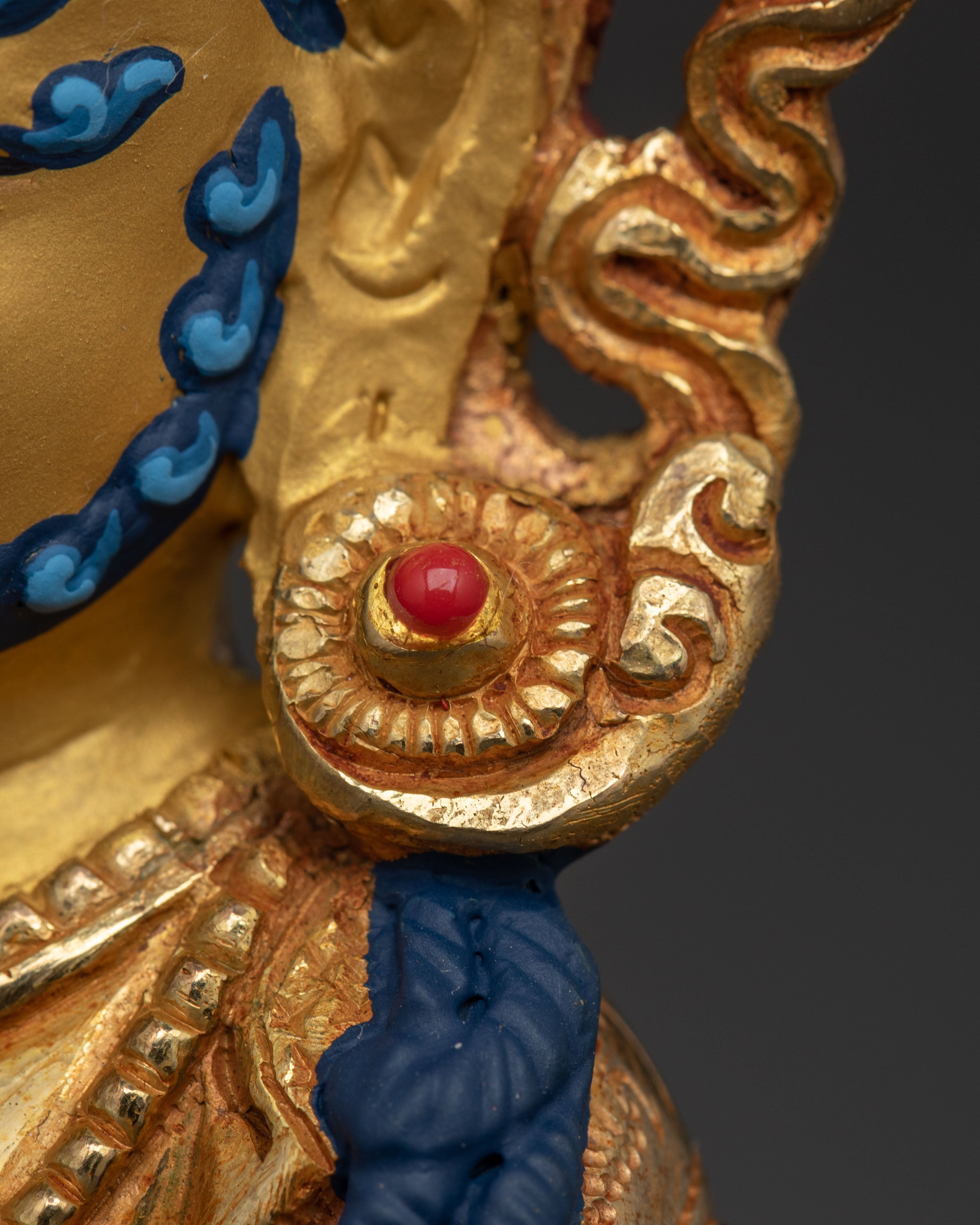 Statue of Dzambhala: Buddhist Wealth Icon