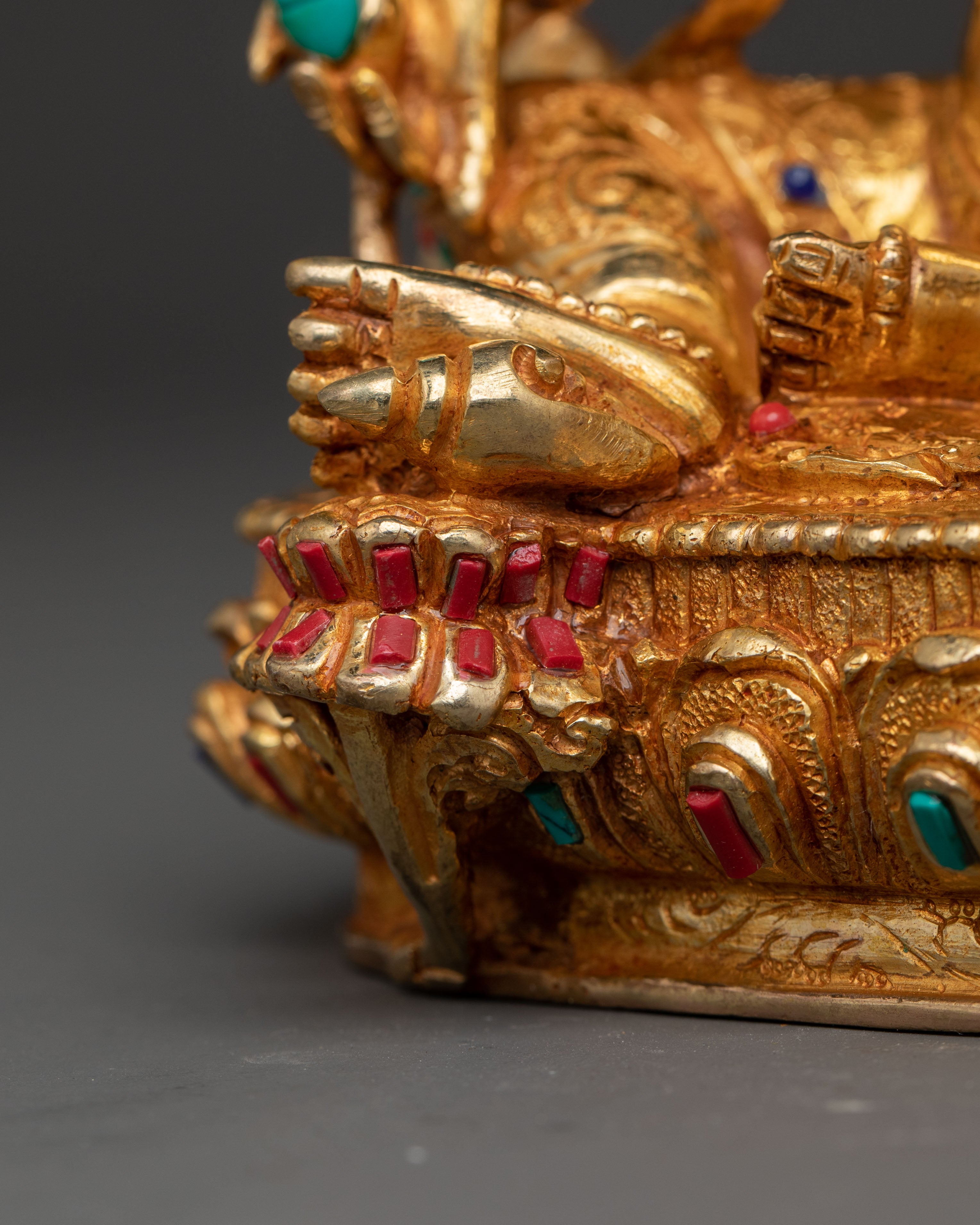 Statue of Dzambhala: Buddhist Wealth Icon