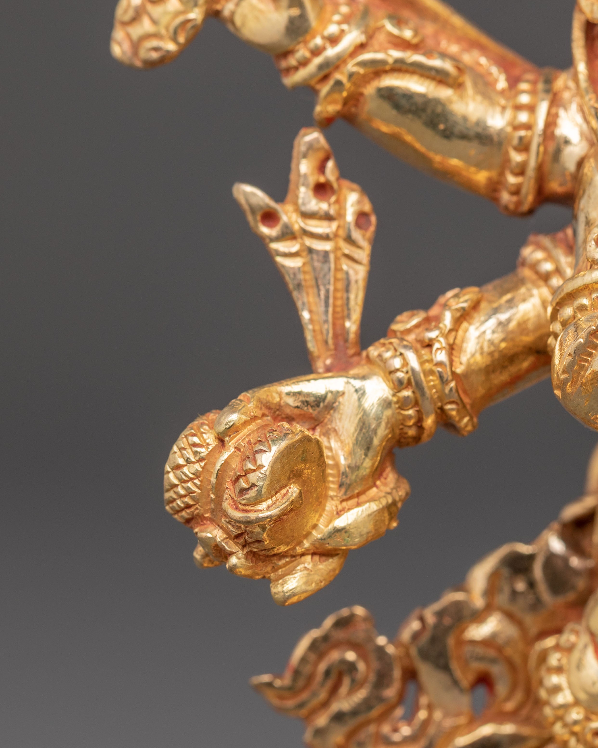 Statue of Protector Six Armed Mahakala | Shadbhuja Mahakala Sculpture