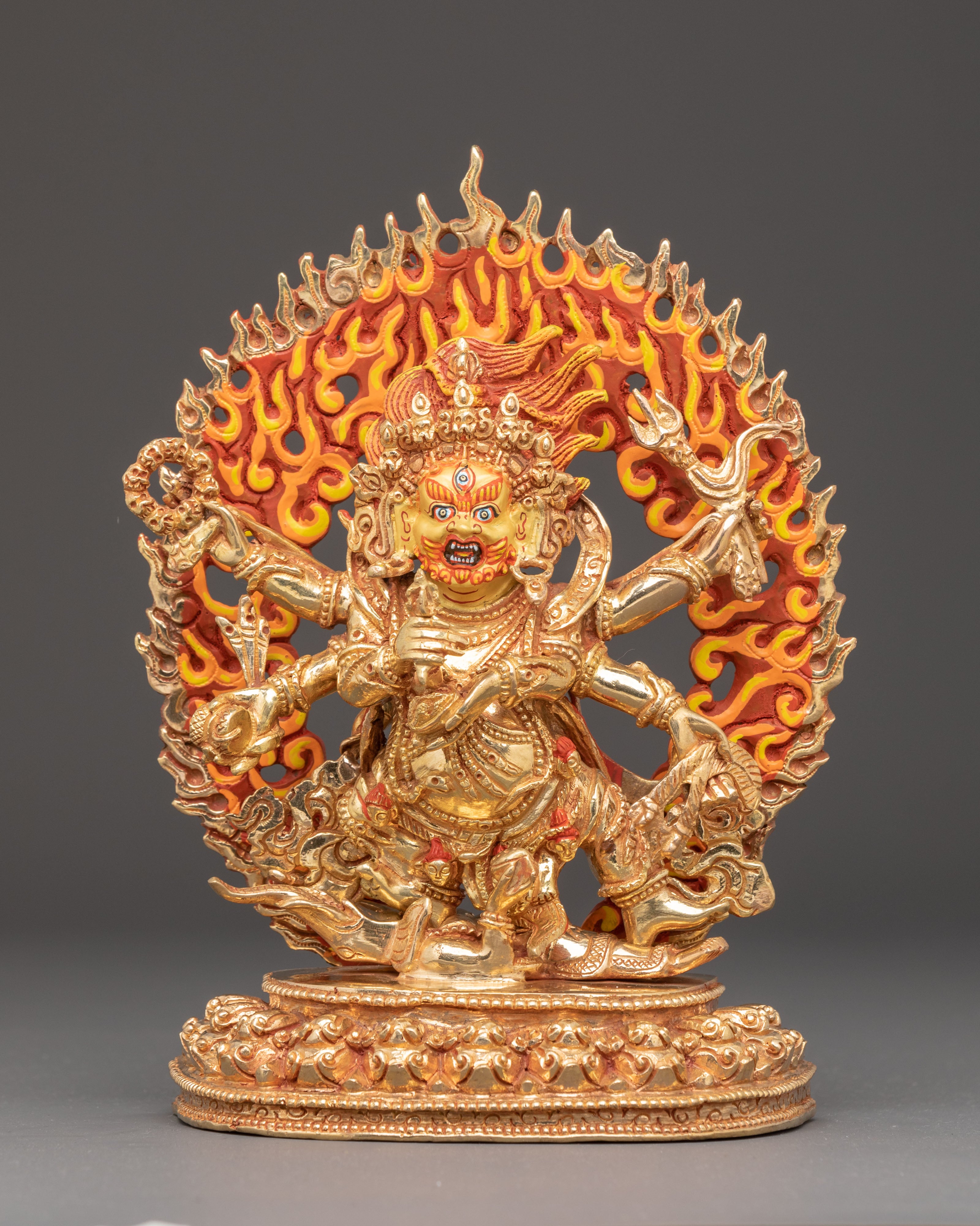 Statue of Protector Six Armed Mahakala