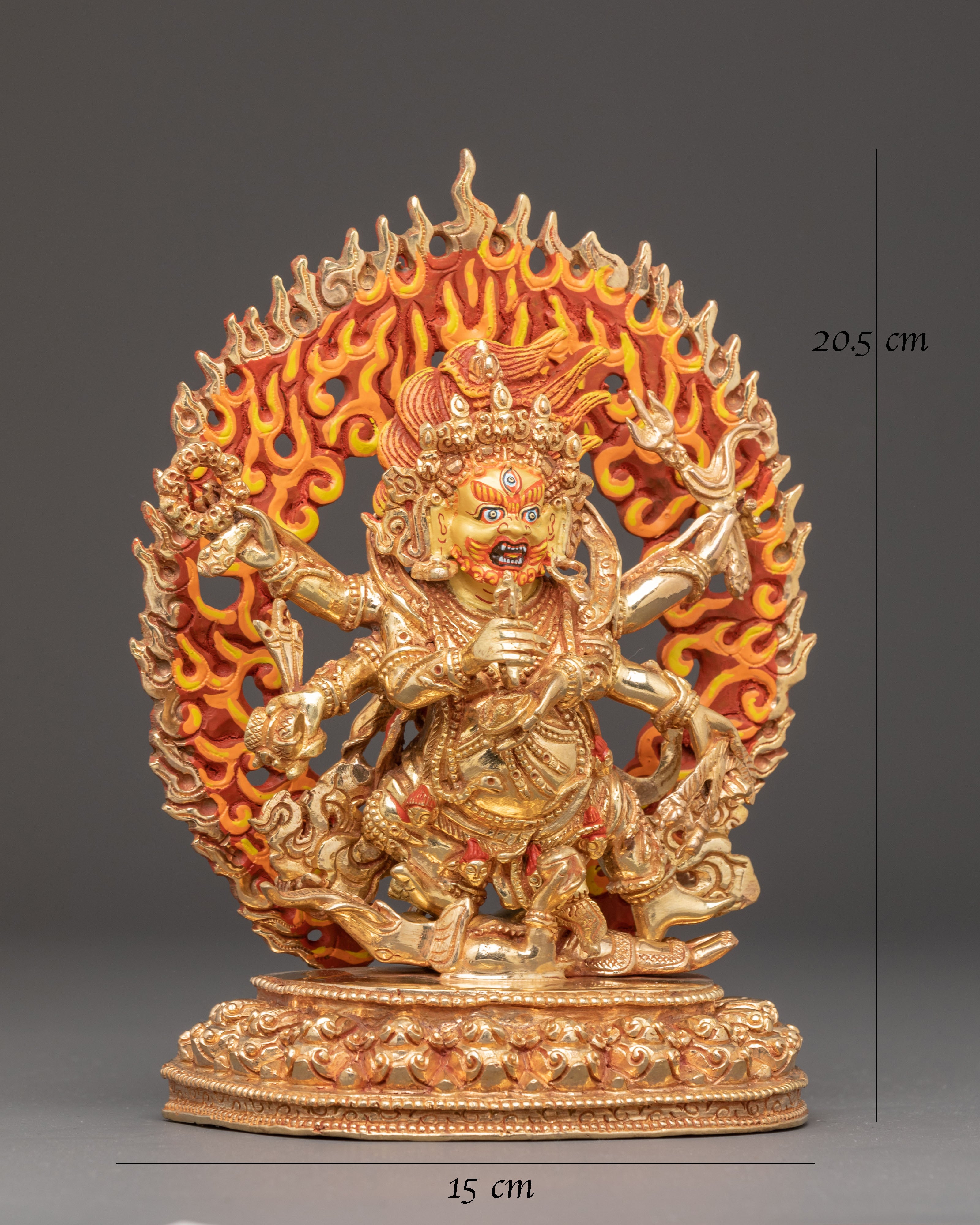 Statue of Protector Six Armed Mahakala