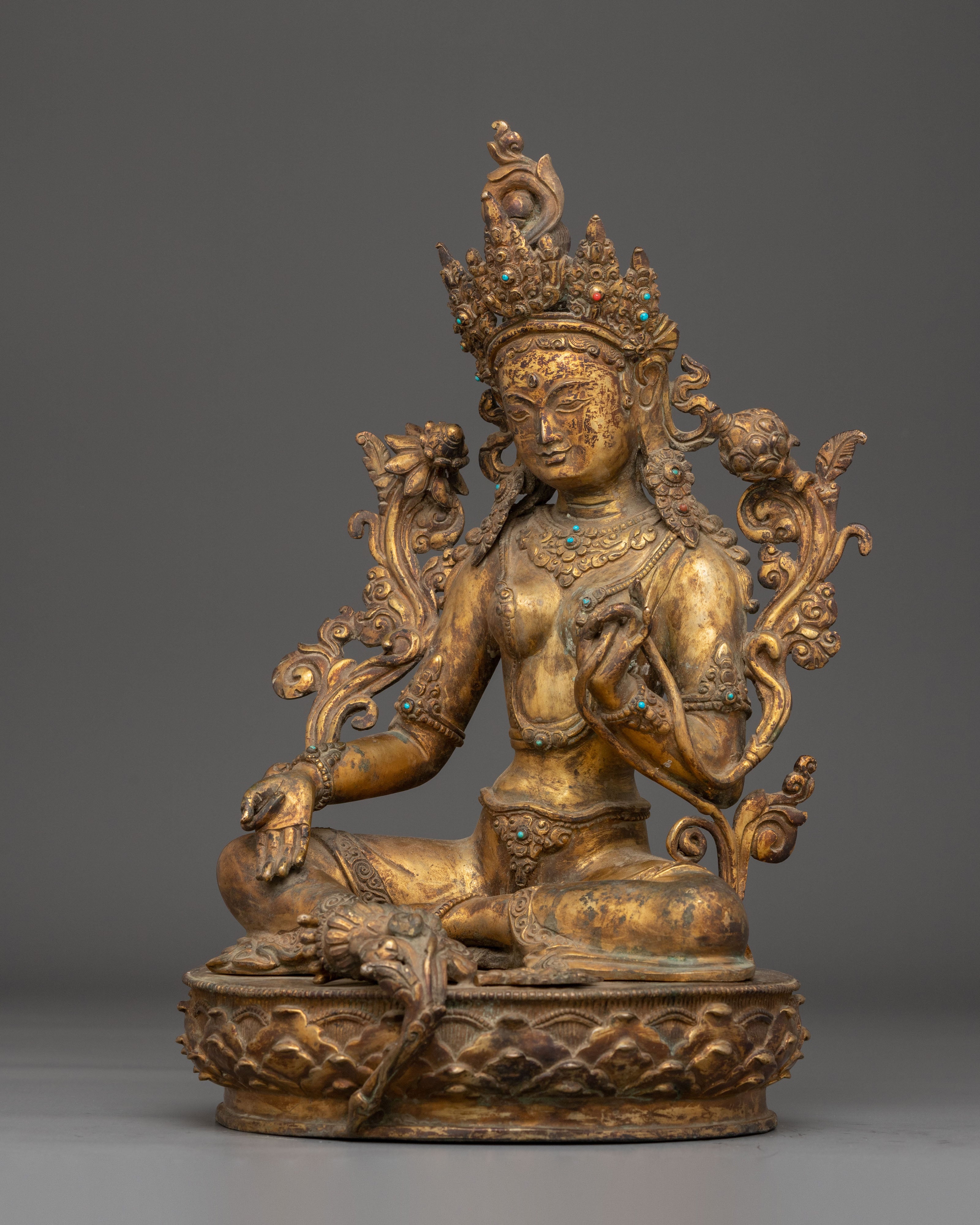 Statue of Green Tara: Swift Liberator | Mother of All Buddhas