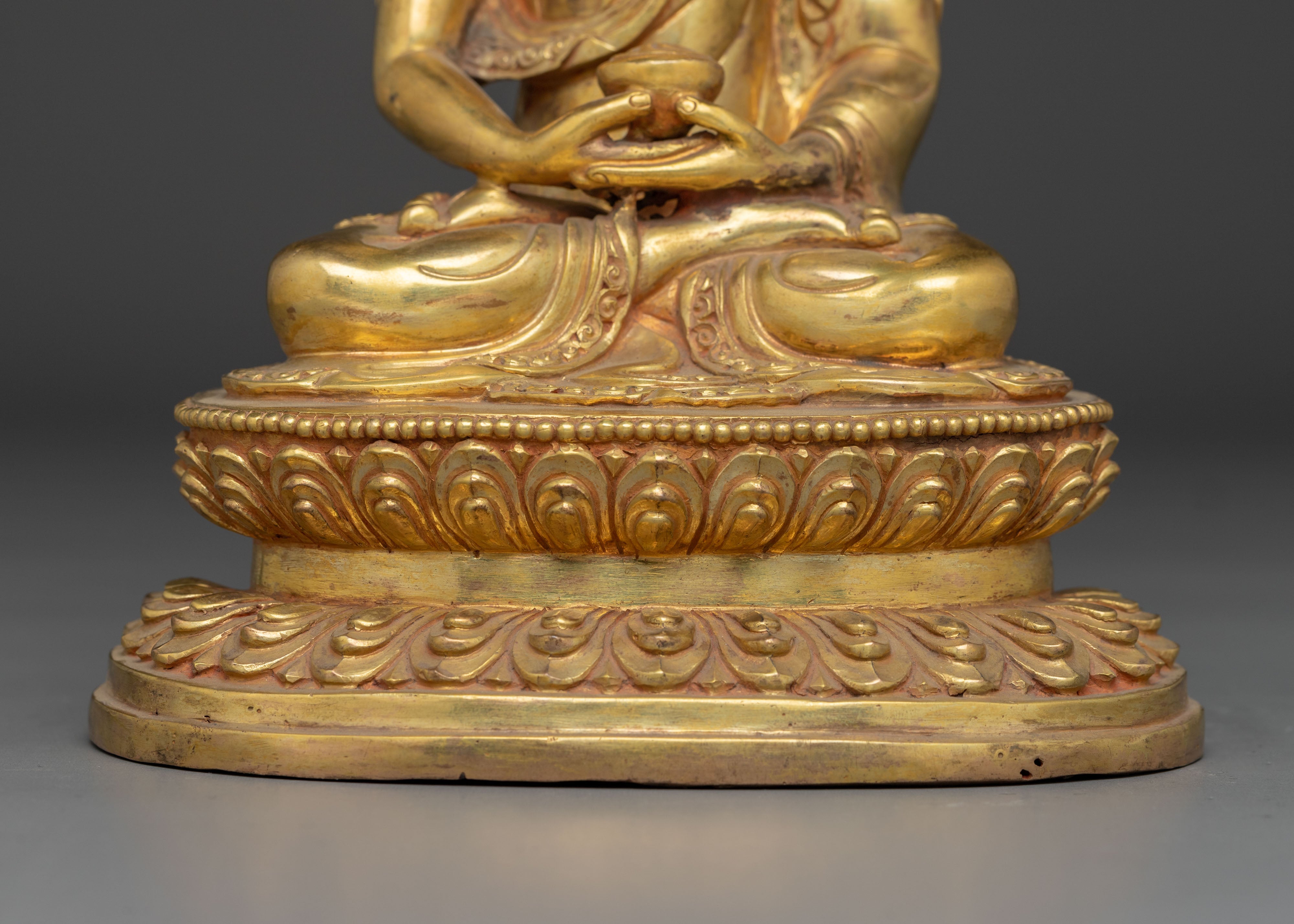 8.3 Inch Golden Statue of Buddha Amitabha | Pure Land Buddha