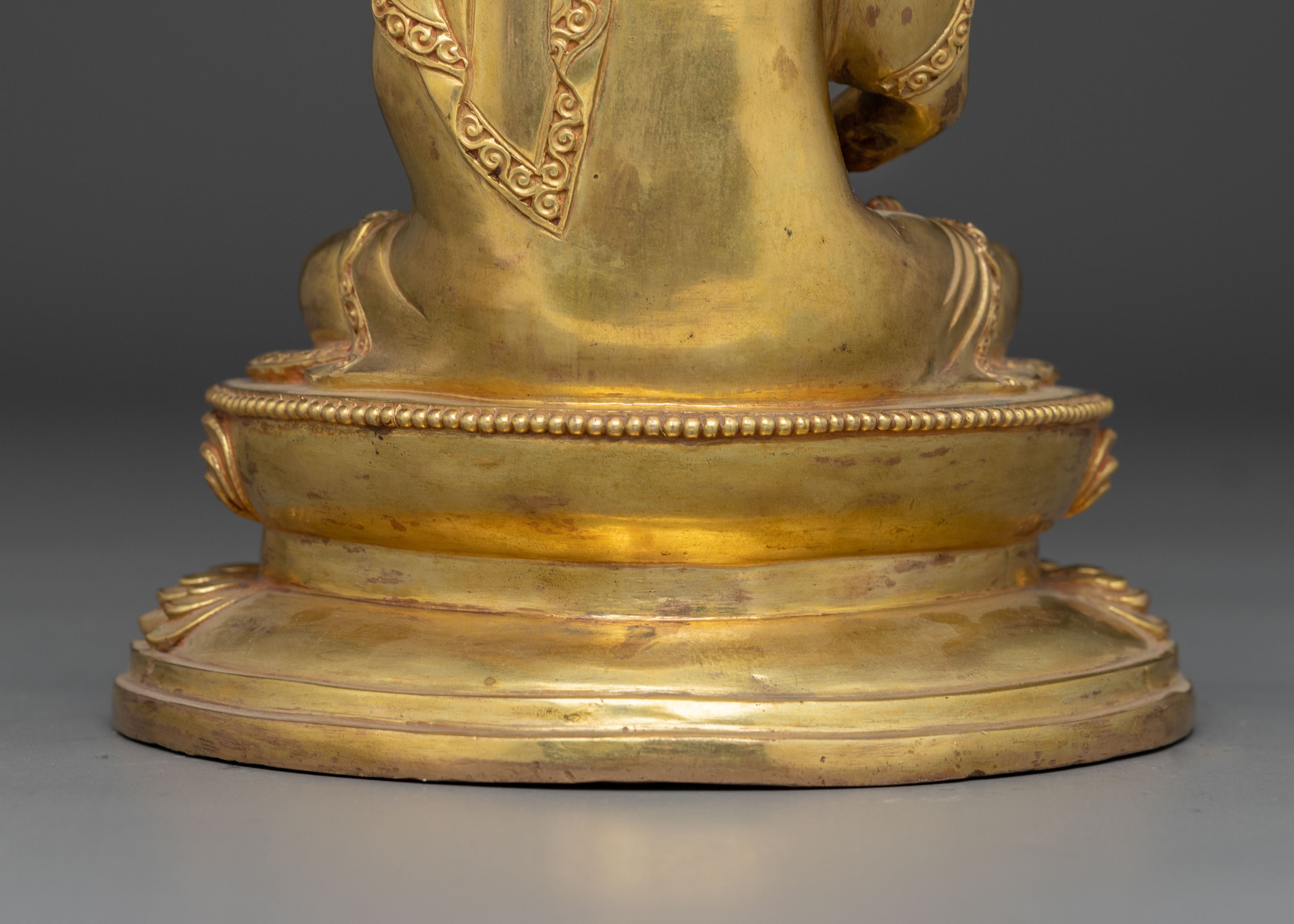 8.3 Inch Golden Statue of Buddha Amitabha | Pure Land Buddha