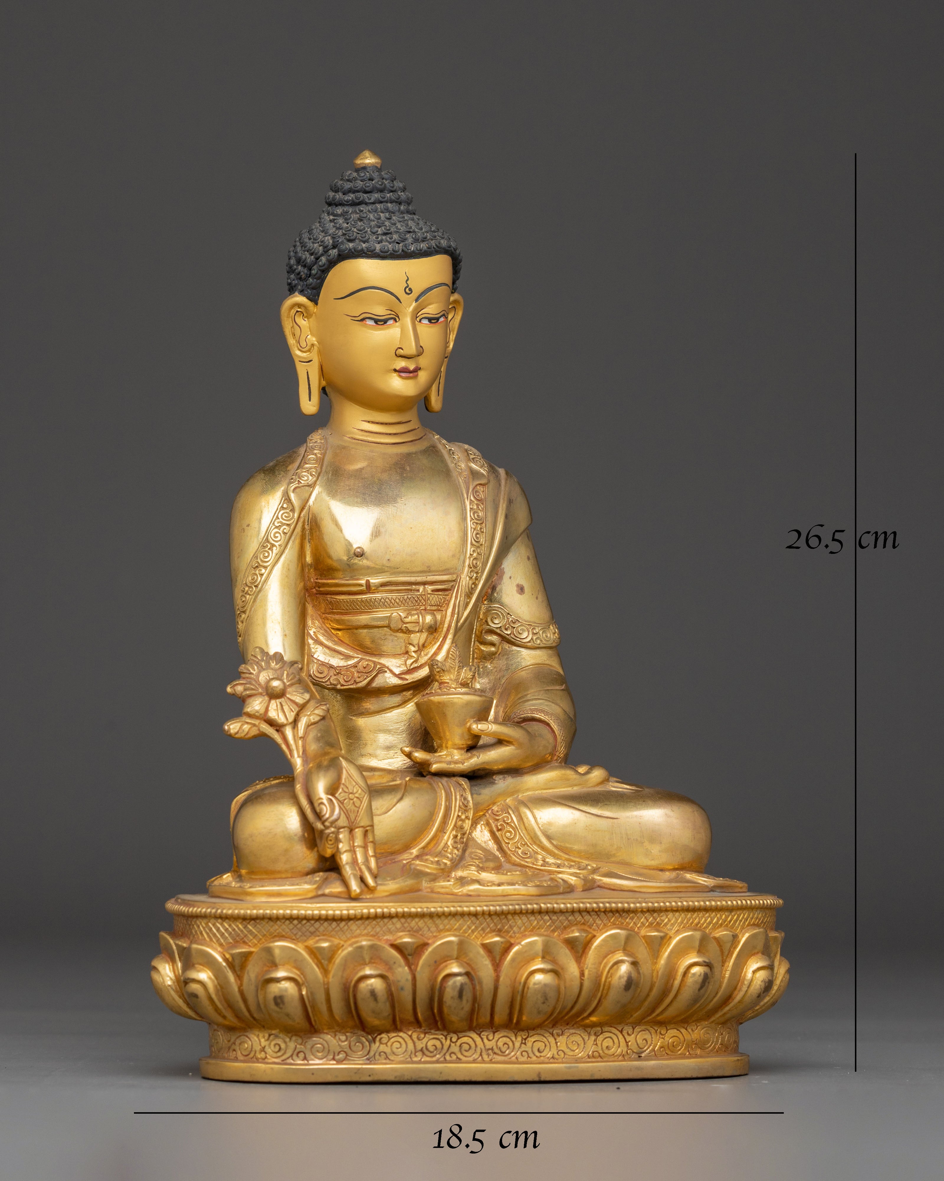 8.1 Inch Medicine Buddha Statue