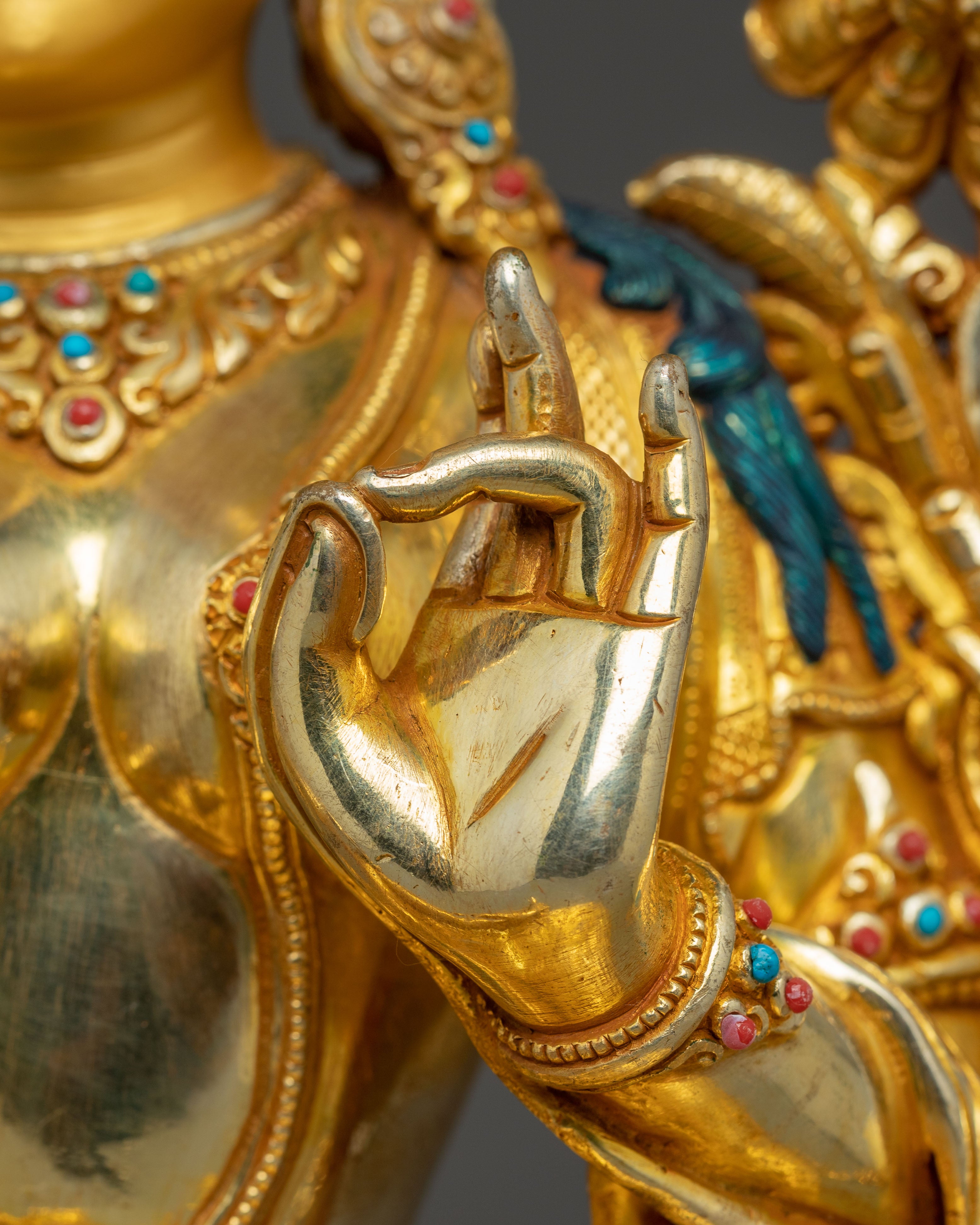 Handmade Statue of Compassionate Mother Green Tara