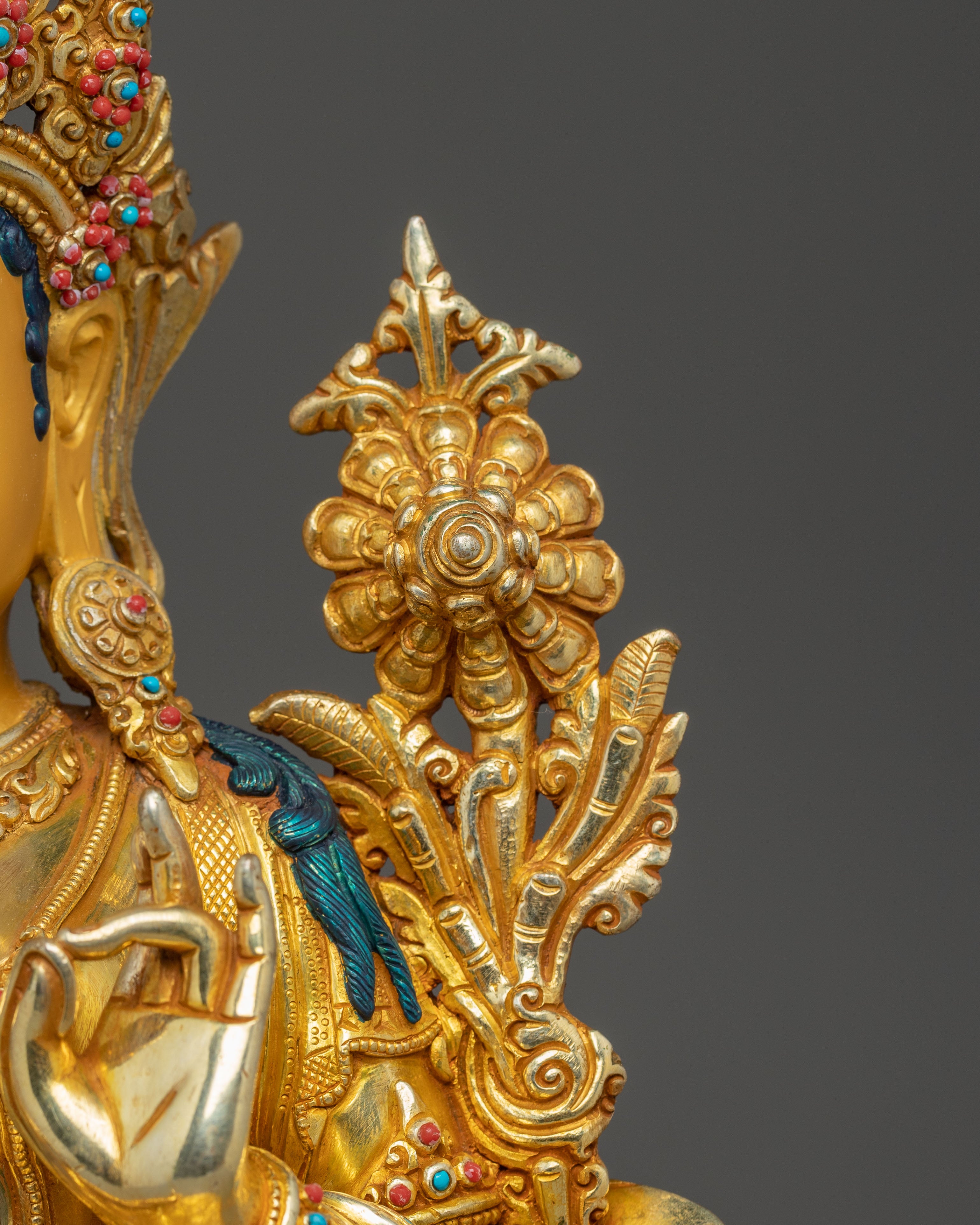 Handmade Statue of Compassionate Mother Green Tara