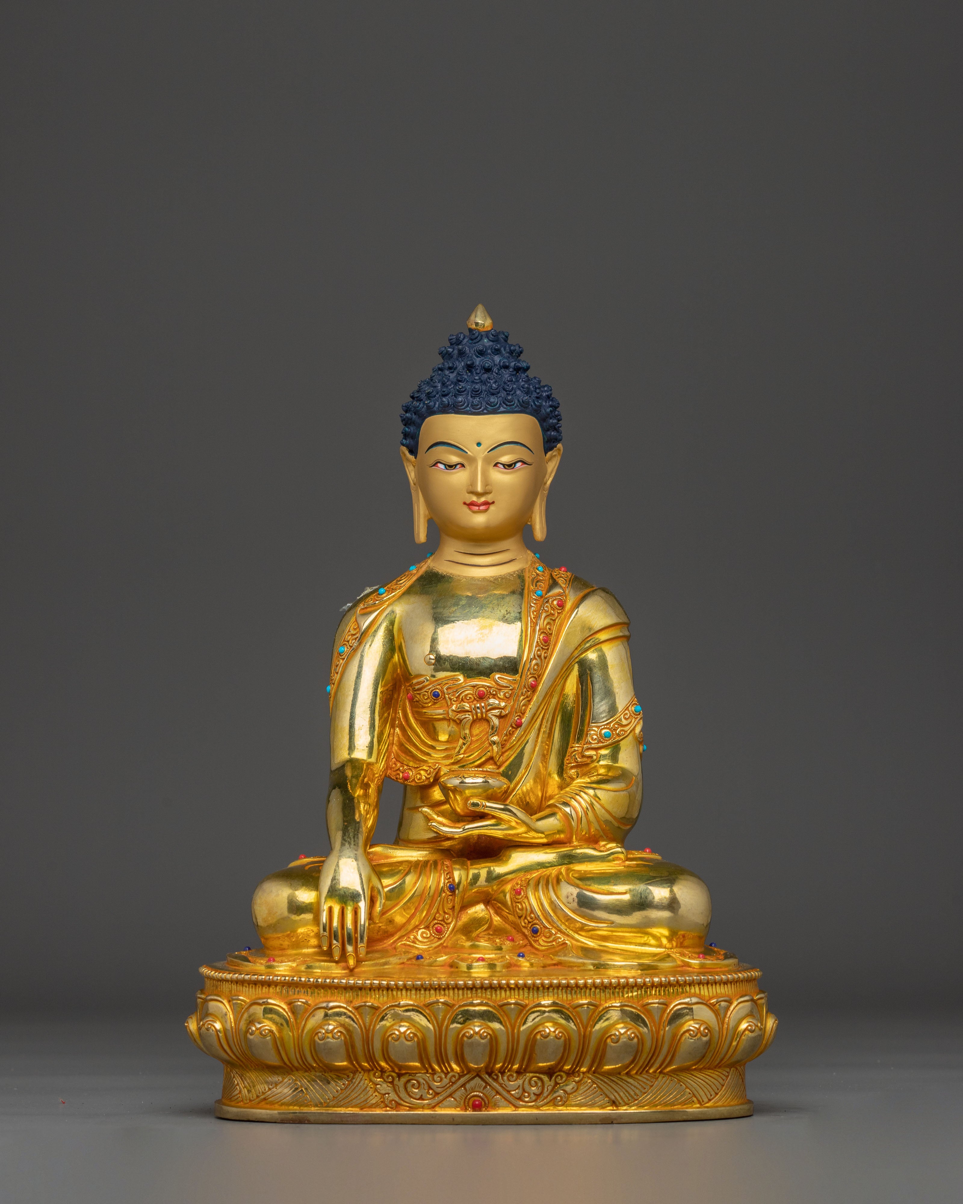 Statue set of Buddha Dharma and Sangha | Chenrezig, Shakyamuni Buddha and Guru Rinpoche
