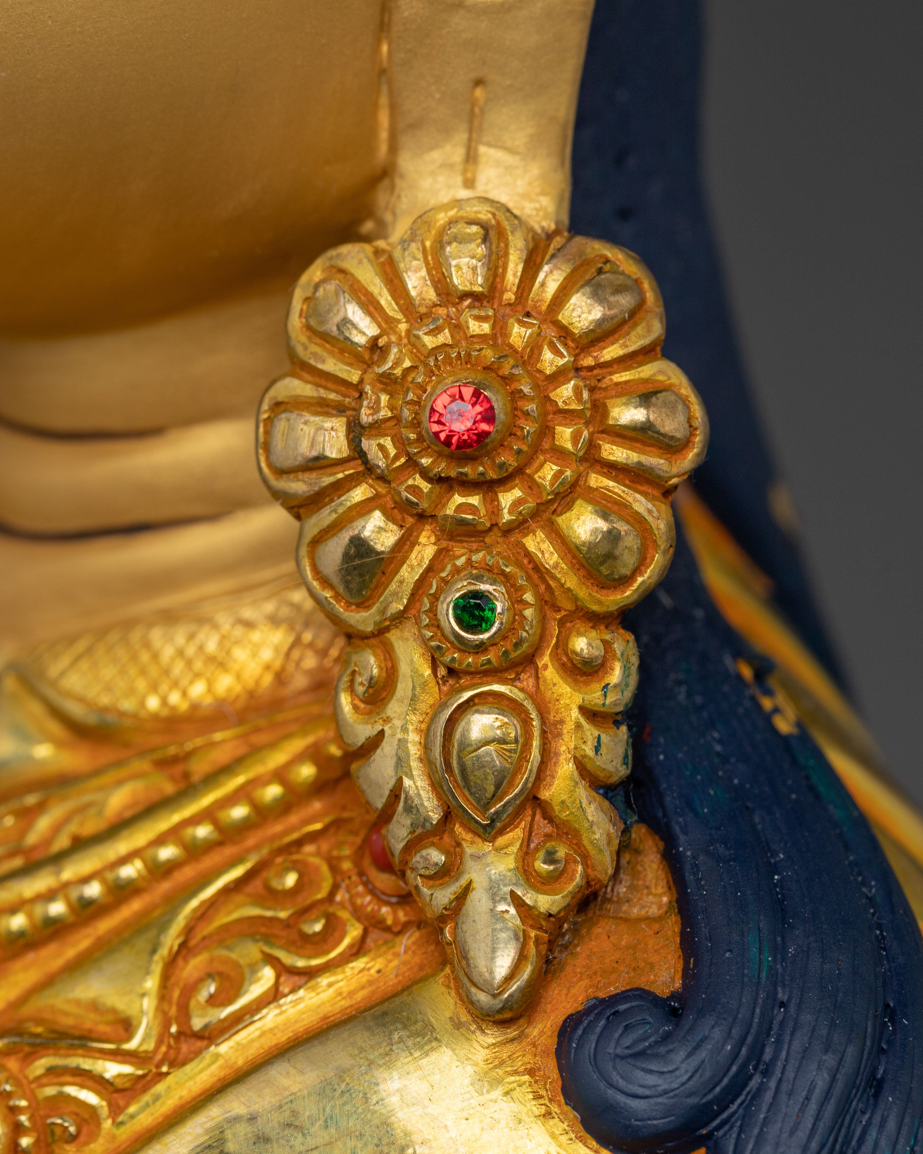 Radiant Statue of Vajra Master Guru Rinpoche | Padmasambhava Sculpture