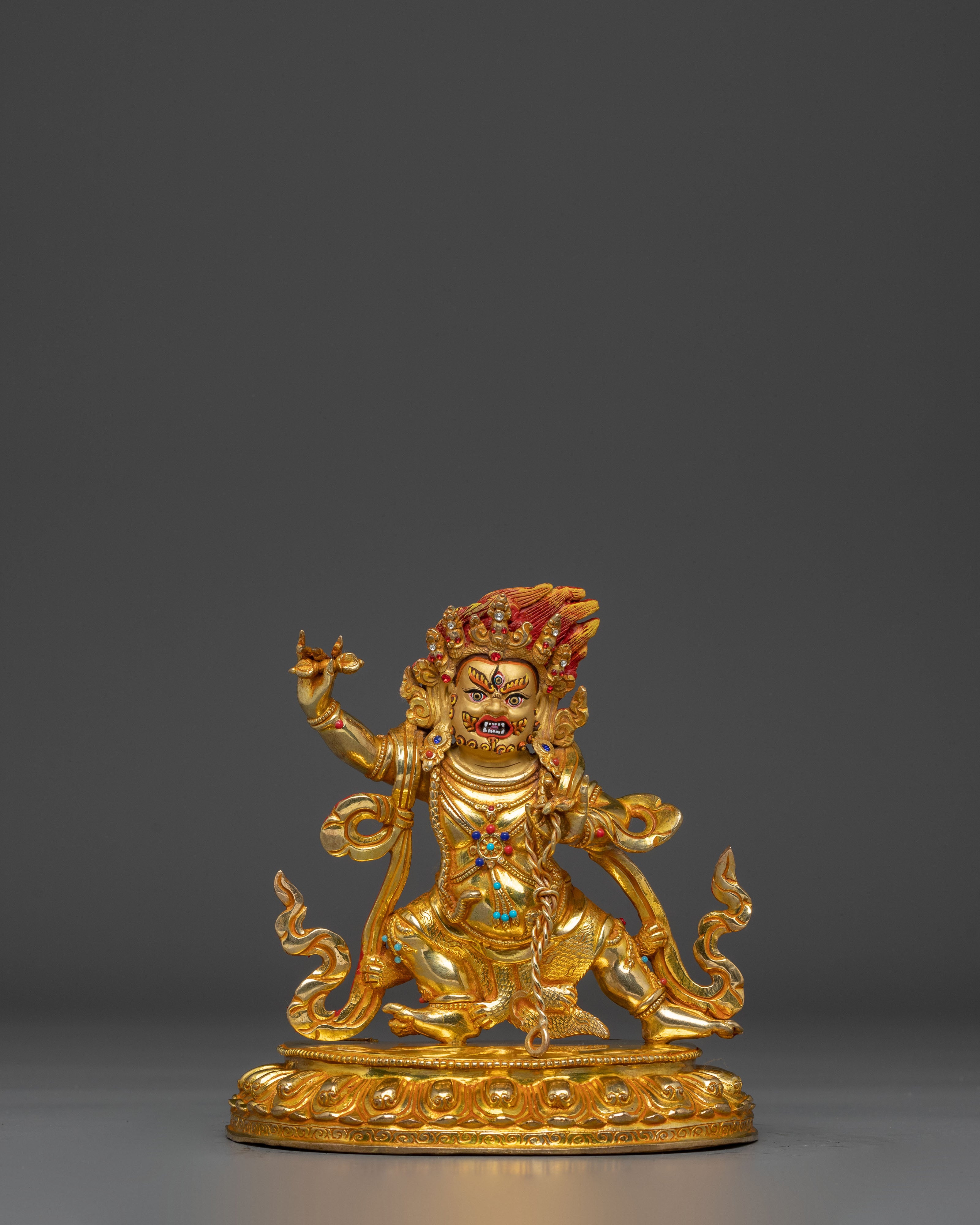 Statue of Wrathful Bodhisattva Vajrapani | Chana Dorje Sculpture