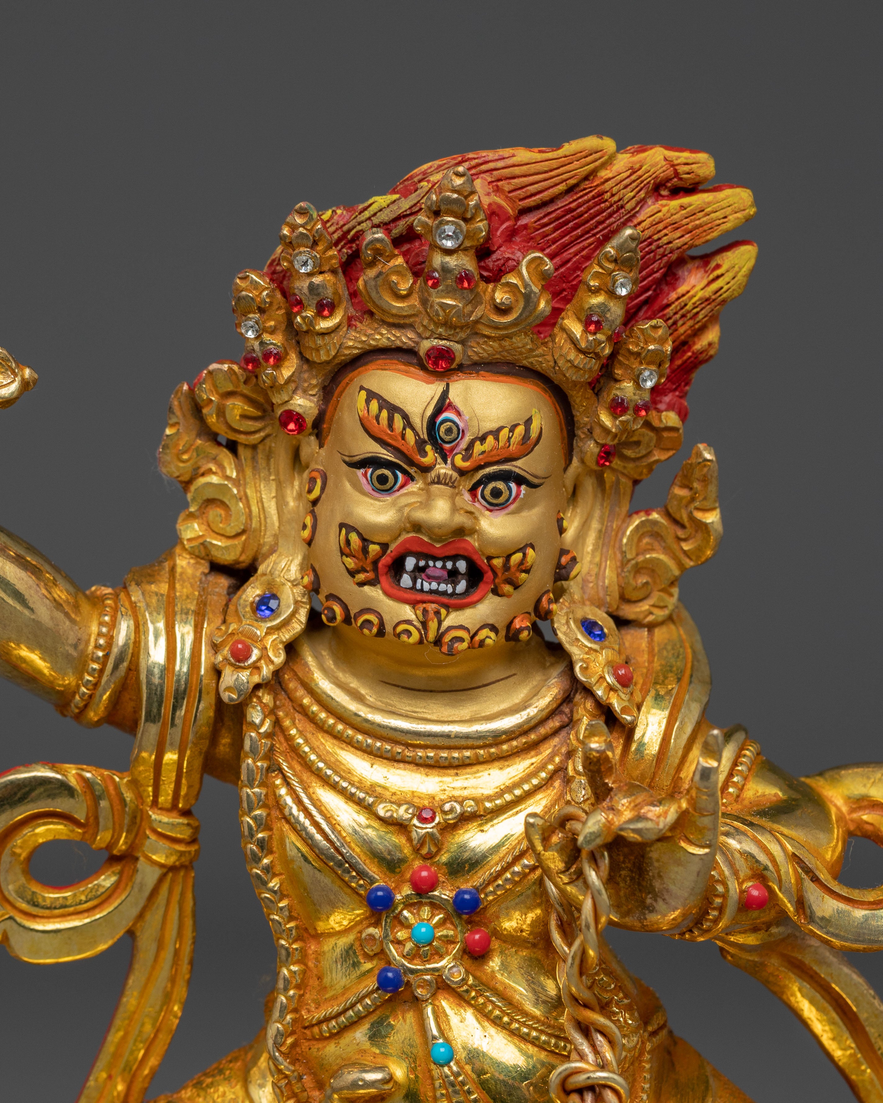 Statue of Wrathful Bodhisattva Vajrapani | Chana Dorje Sculpture