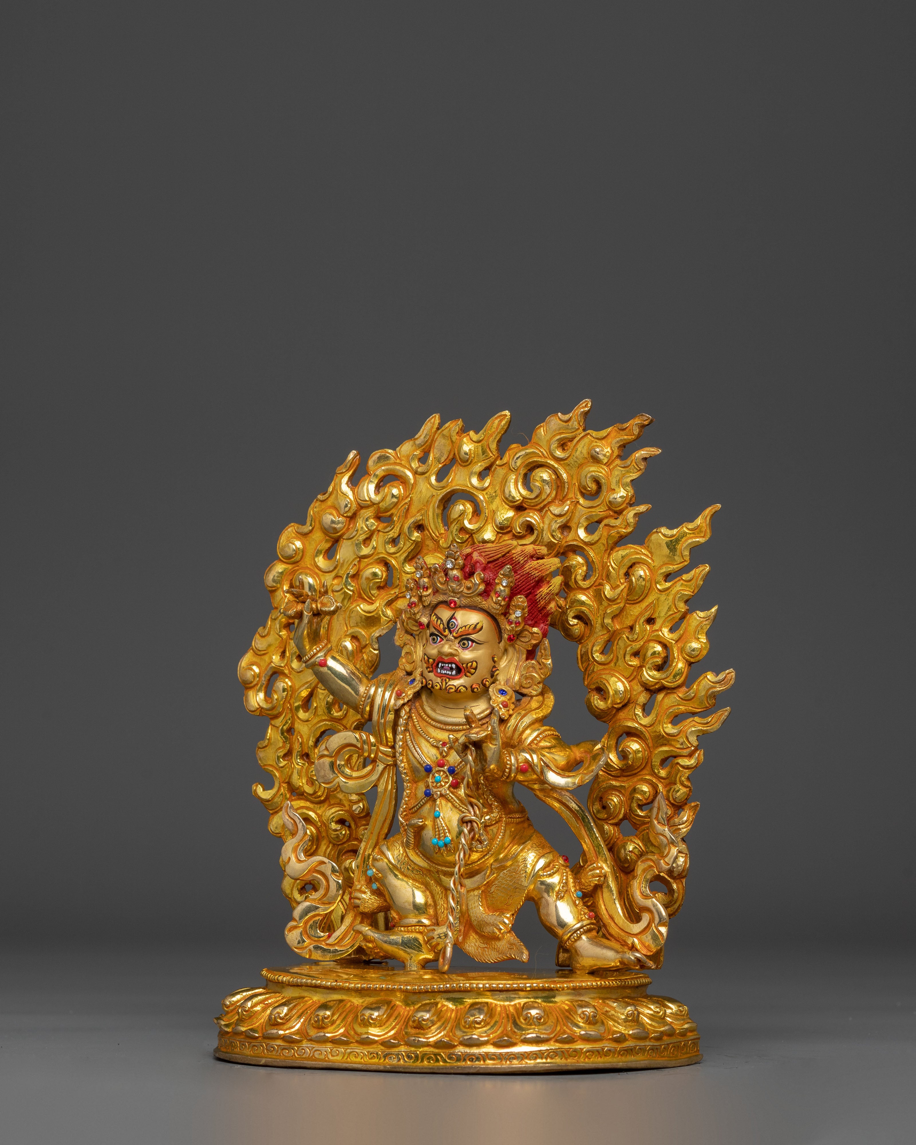 Statue of Wrathful Bodhisattva Vajrapani | Chana Dorje Sculpture