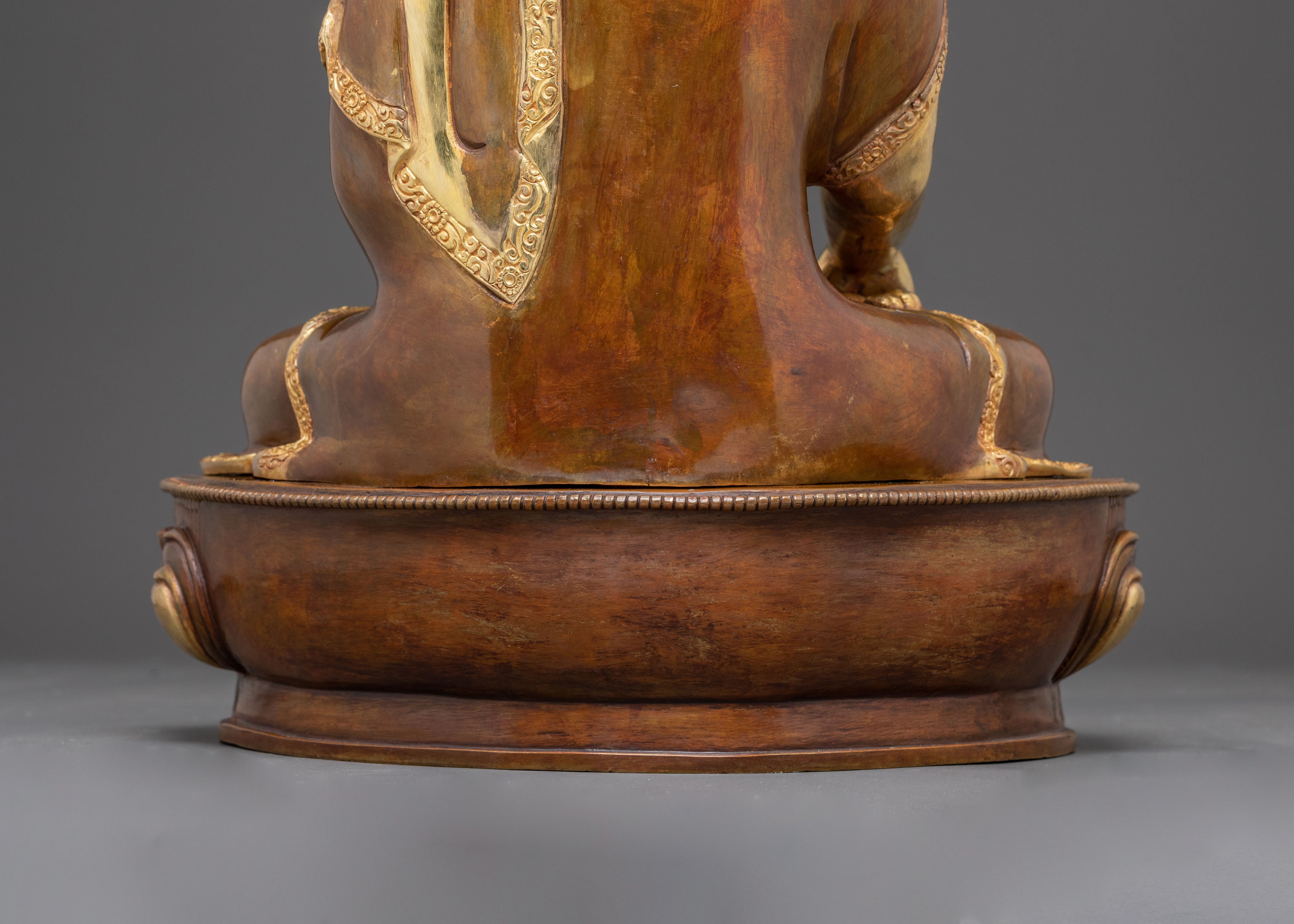 Copper Handmade Statue of Shakyamuni Buddha