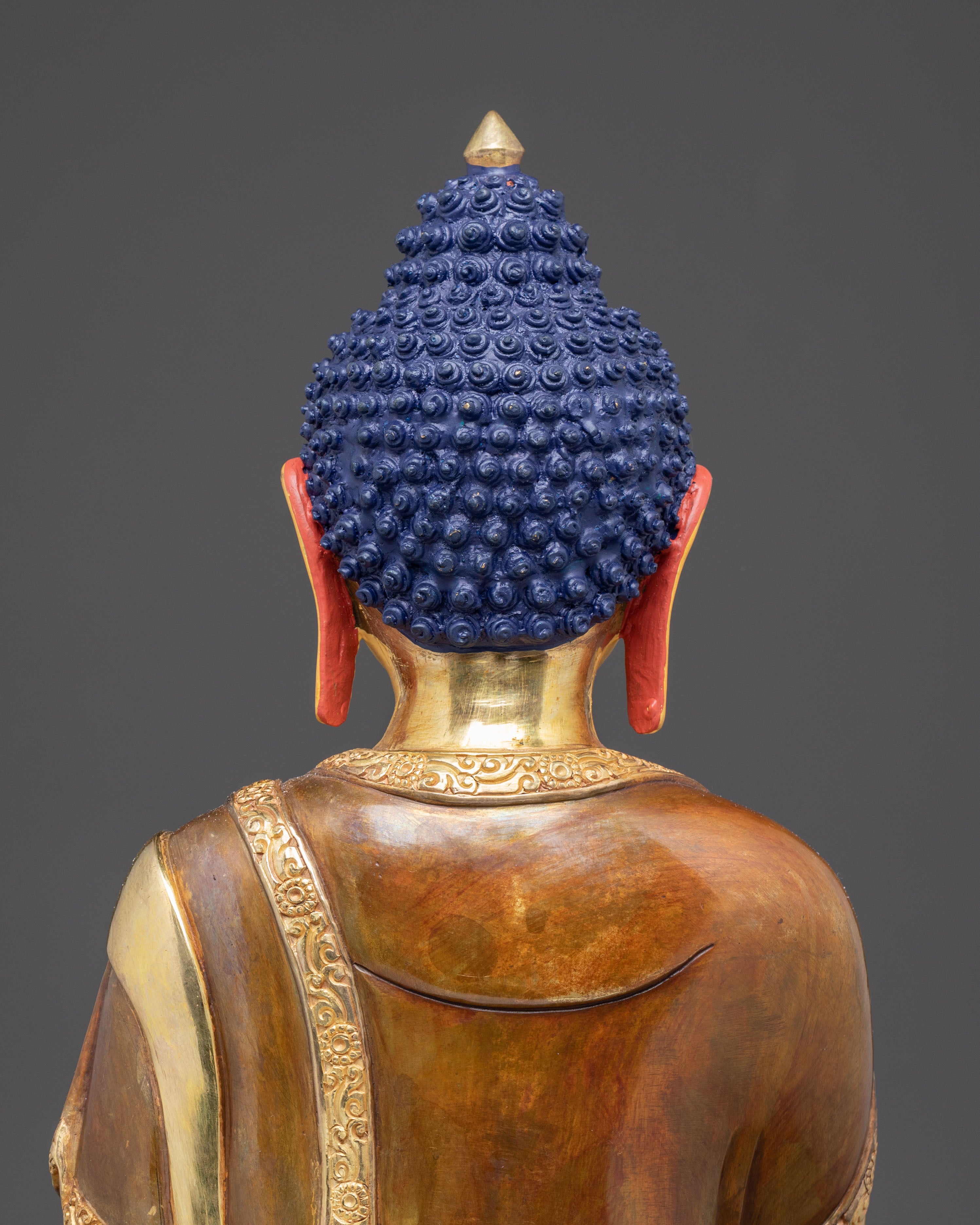 Copper Handmade Statue of Shakyamuni Buddha