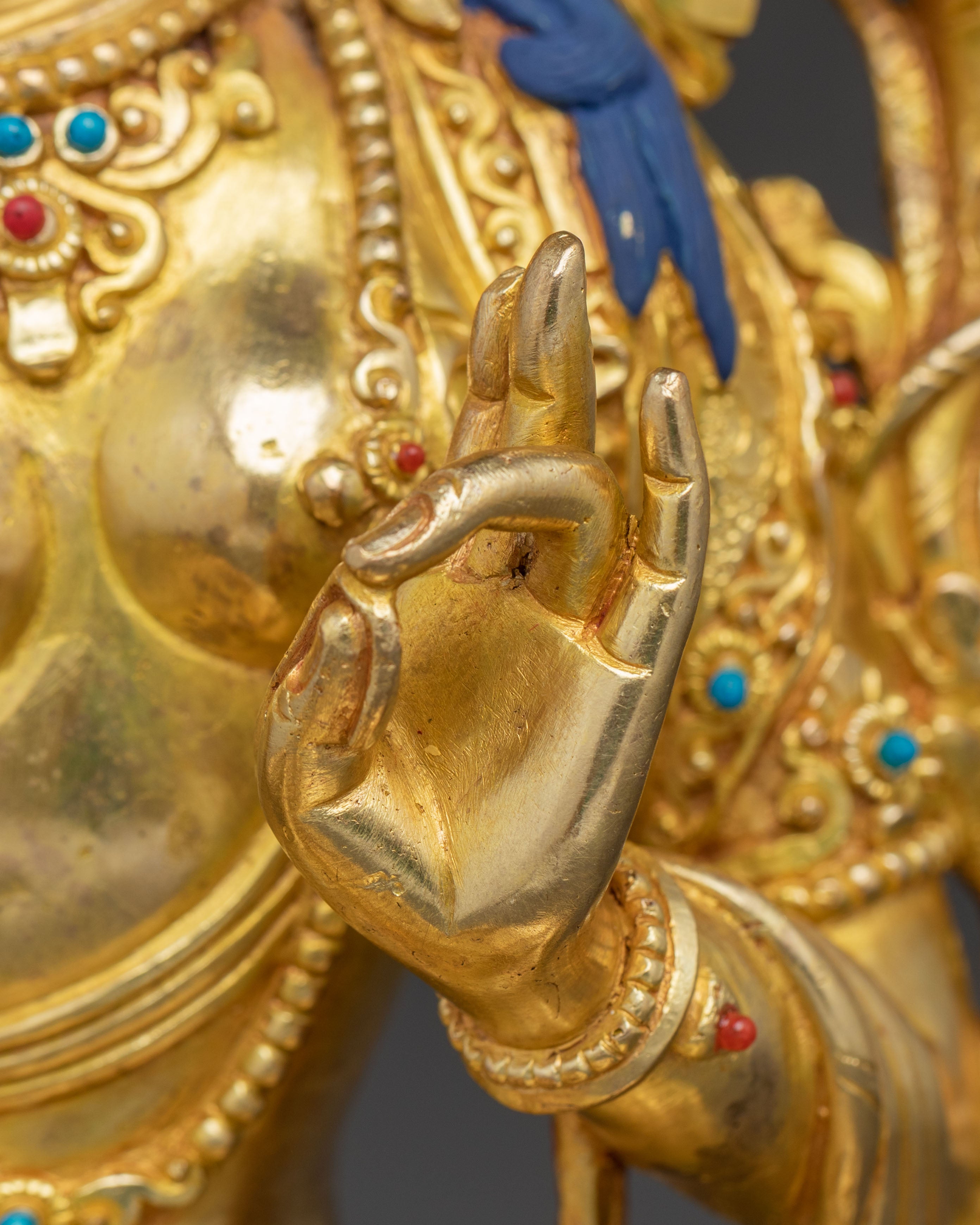 Green Tara Statue : Compassion and Active Protection