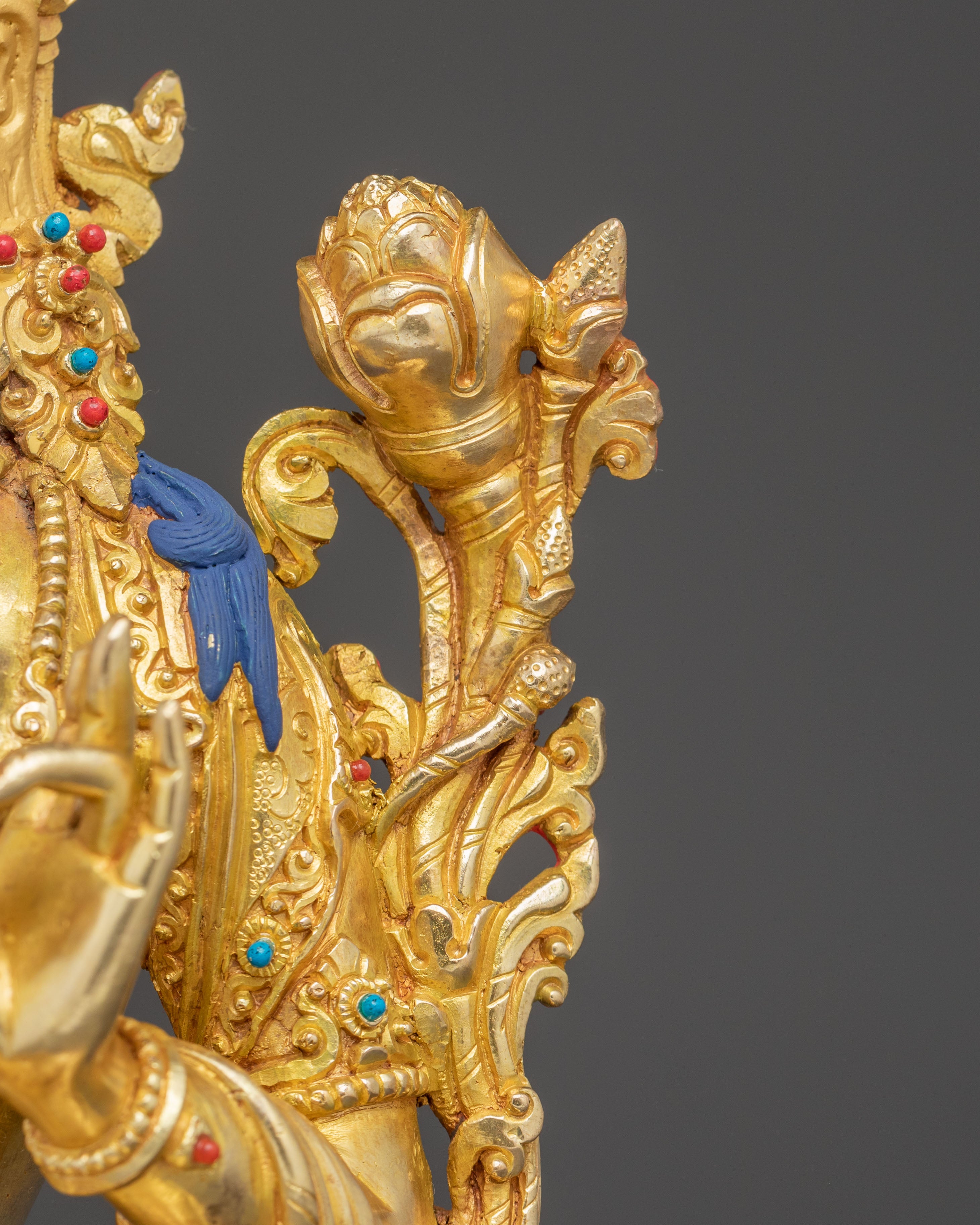 Green Tara Statue : Compassion and Active Protection