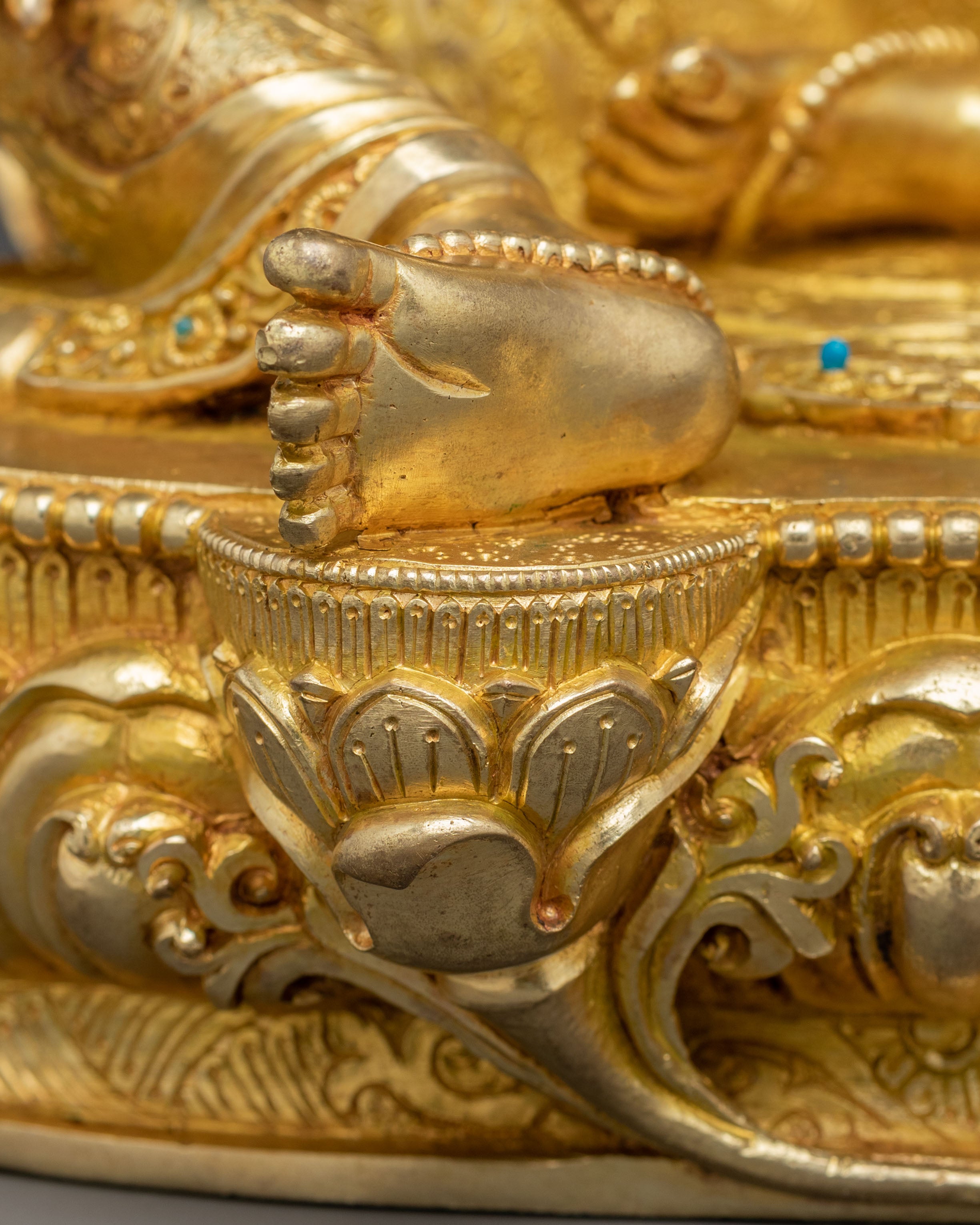 Green Tara Statue : Compassion and Active Protection