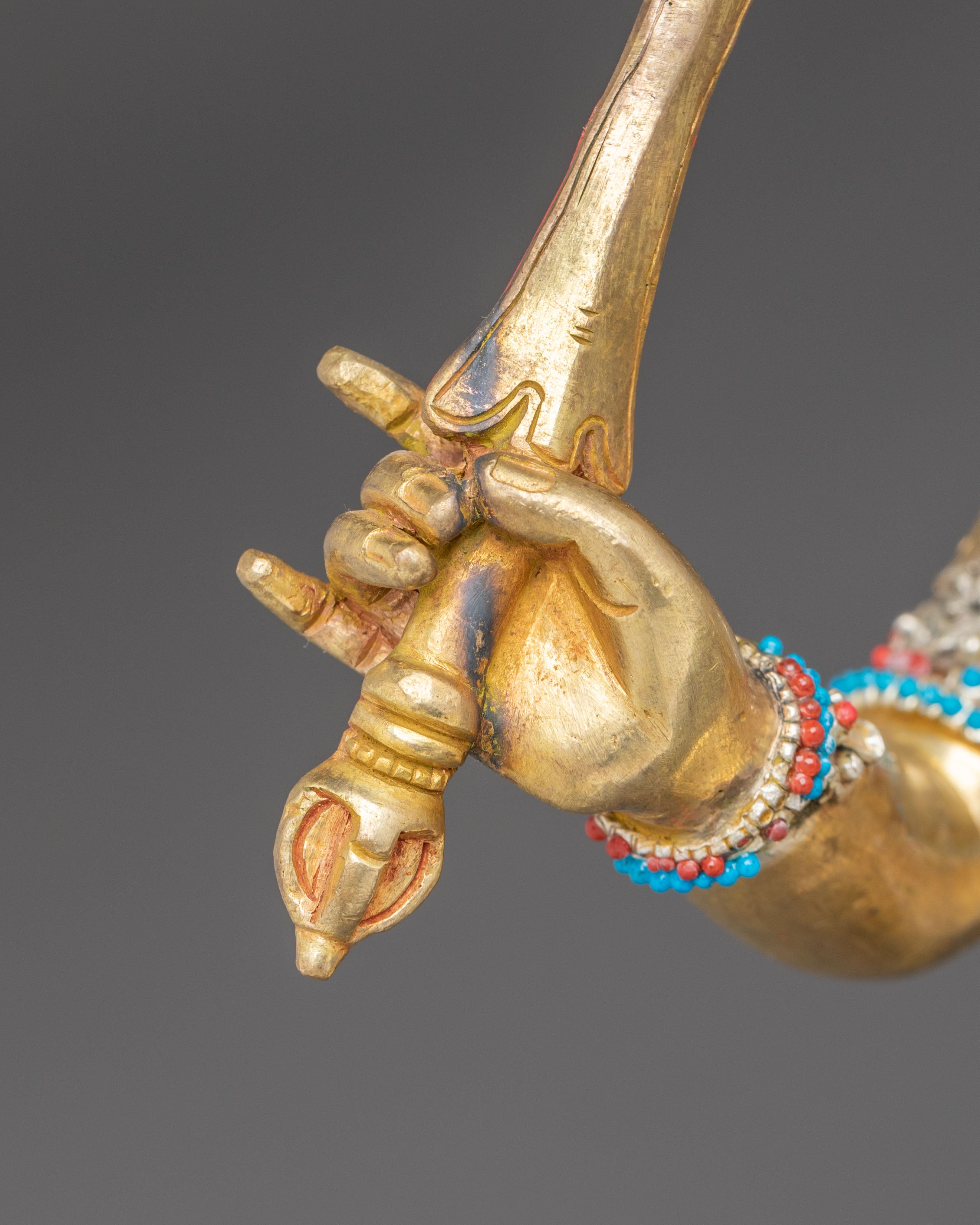 Copper Statue of Manjushri: Bodhisattva of Wisdom