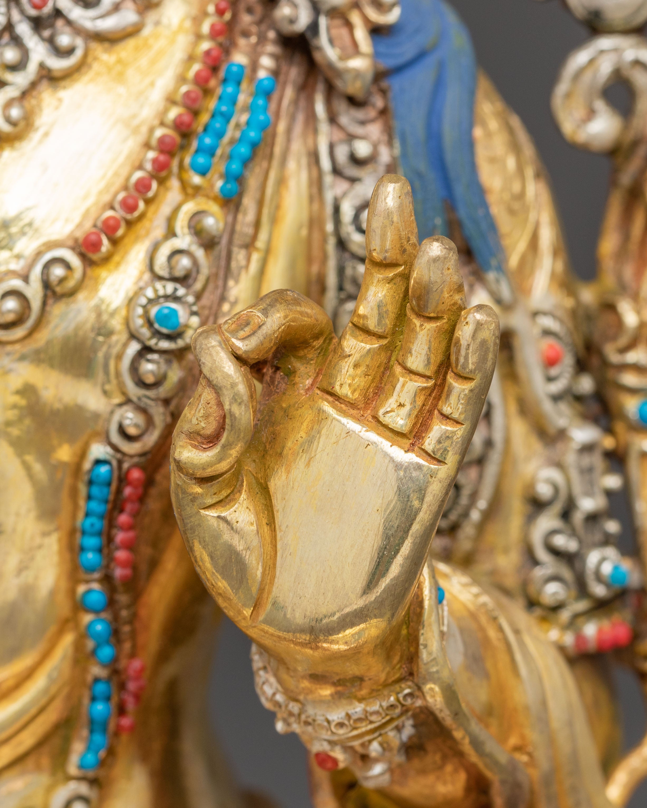 Copper Statue of Manjushri: Bodhisattva of Wisdom