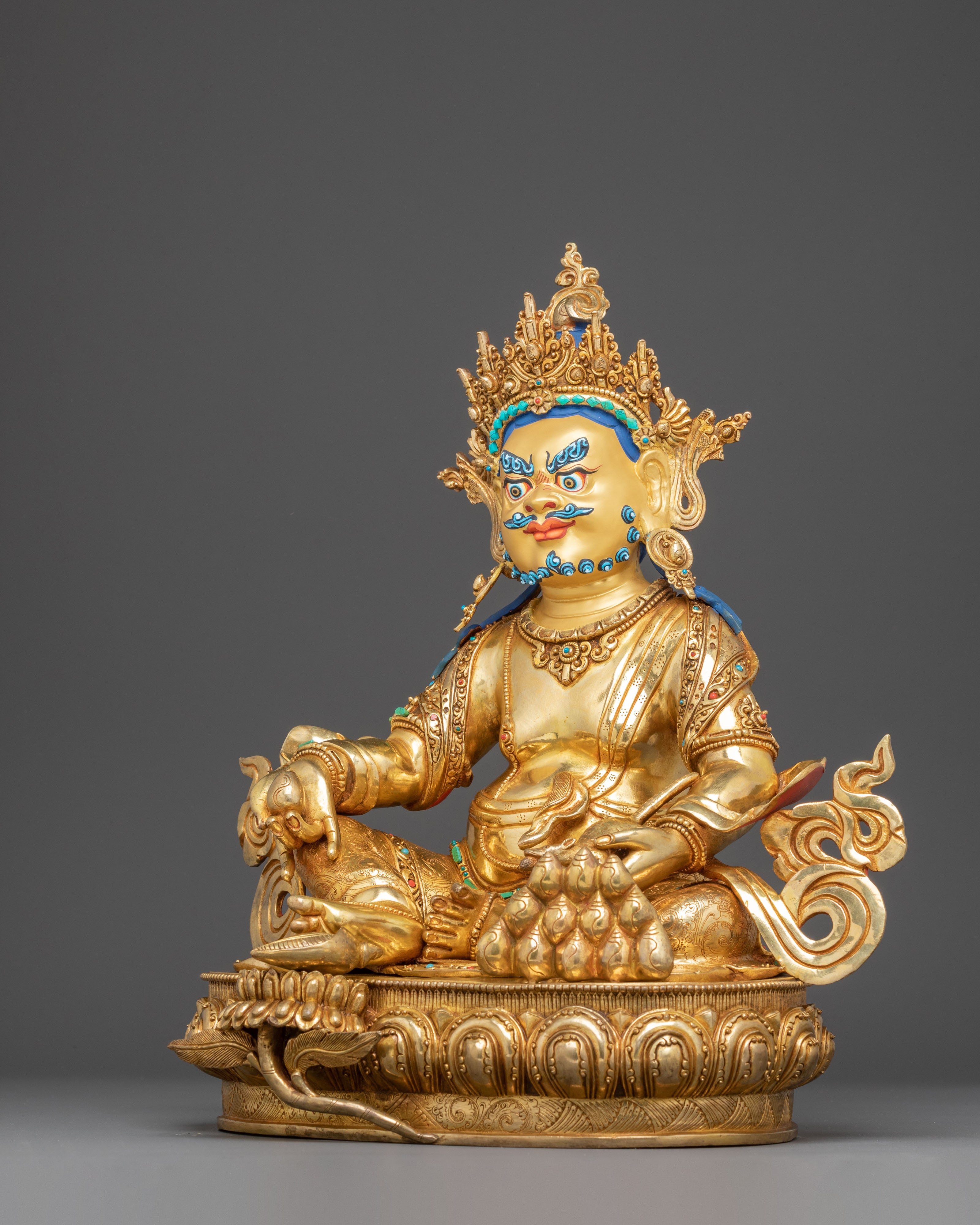 Handmade Art of Dzambhala: God of Wealth and Fortune