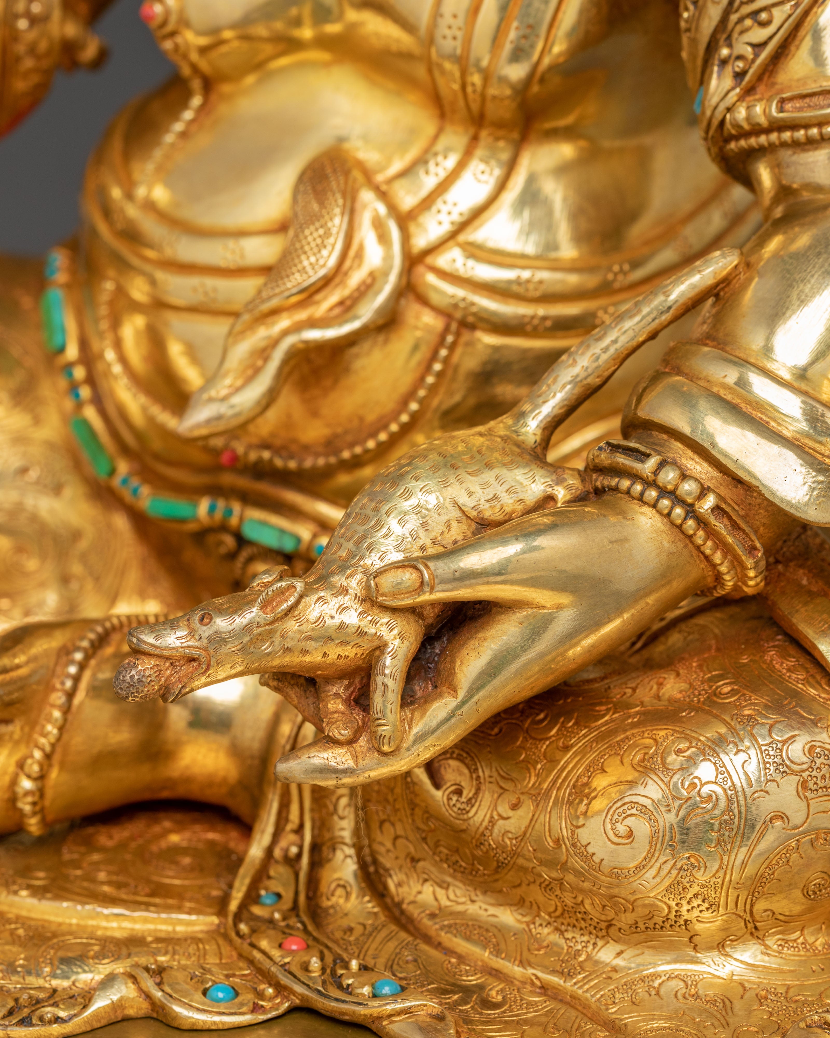 Handmade Art of Dzambhala: God of Wealth and Fortune