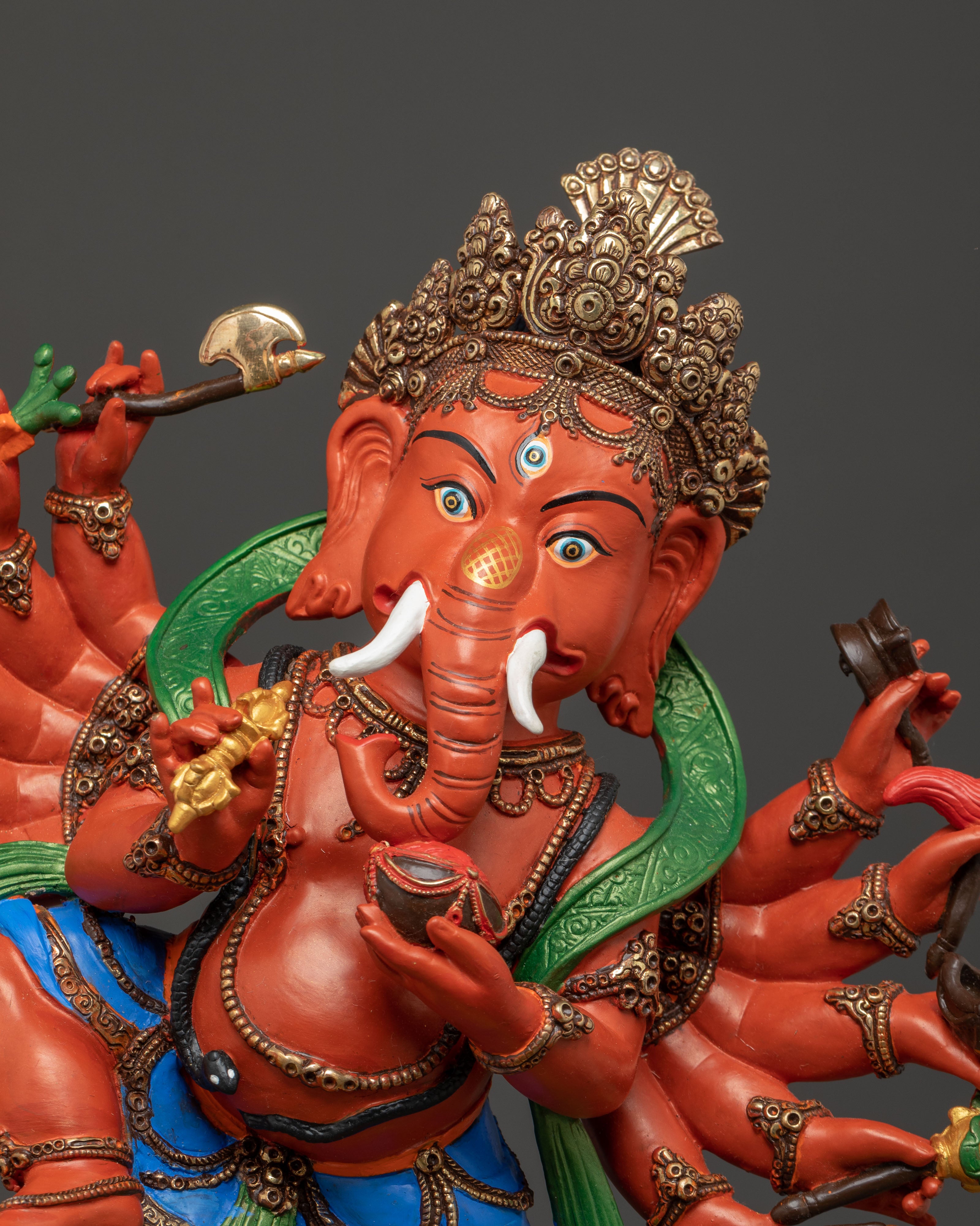 Majestic Statue of Hindu Deity Ganesha | Symbol of Wisdom
