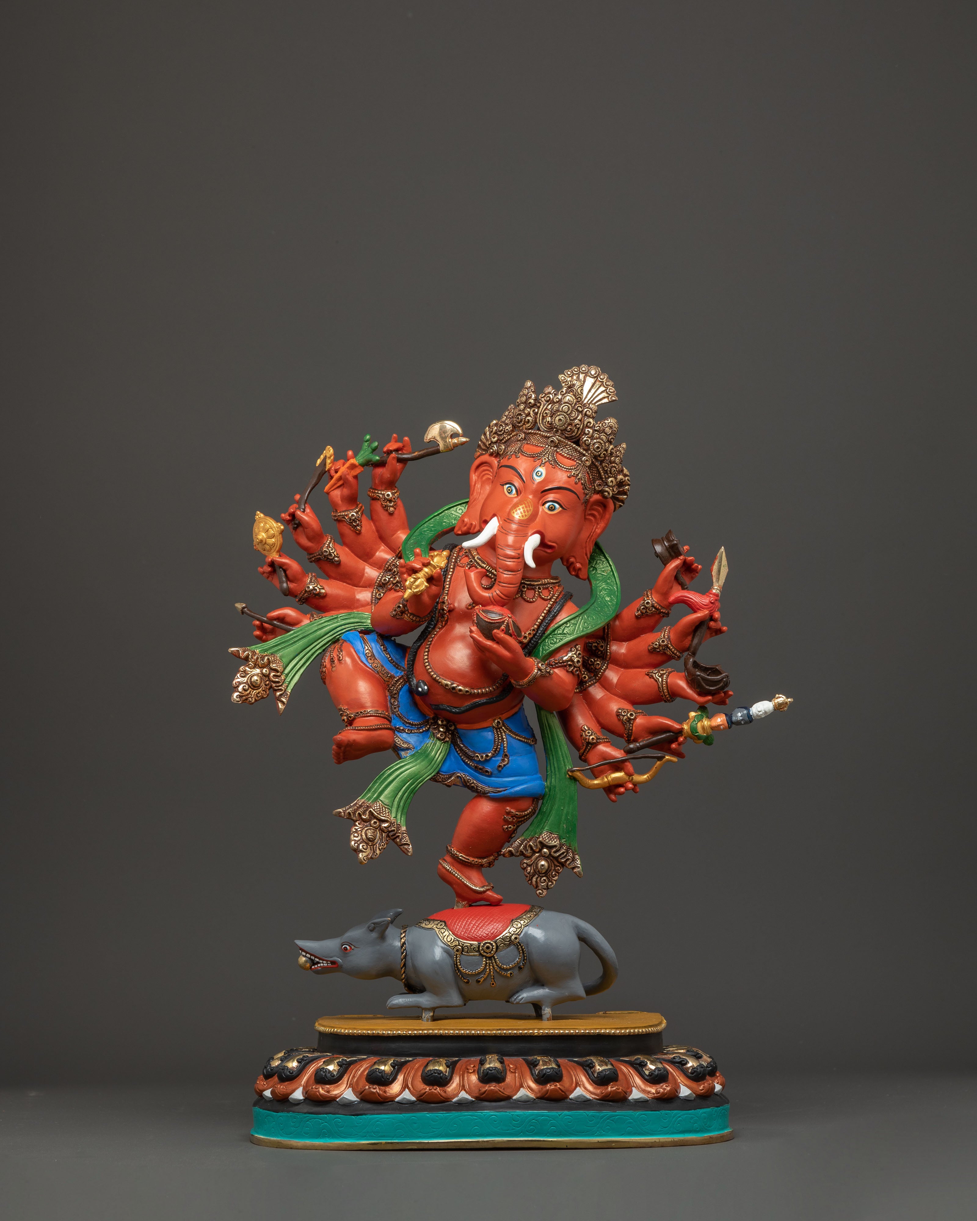 Majestic Statue of Hindu Deity Ganesha | Symbol of Wisdom