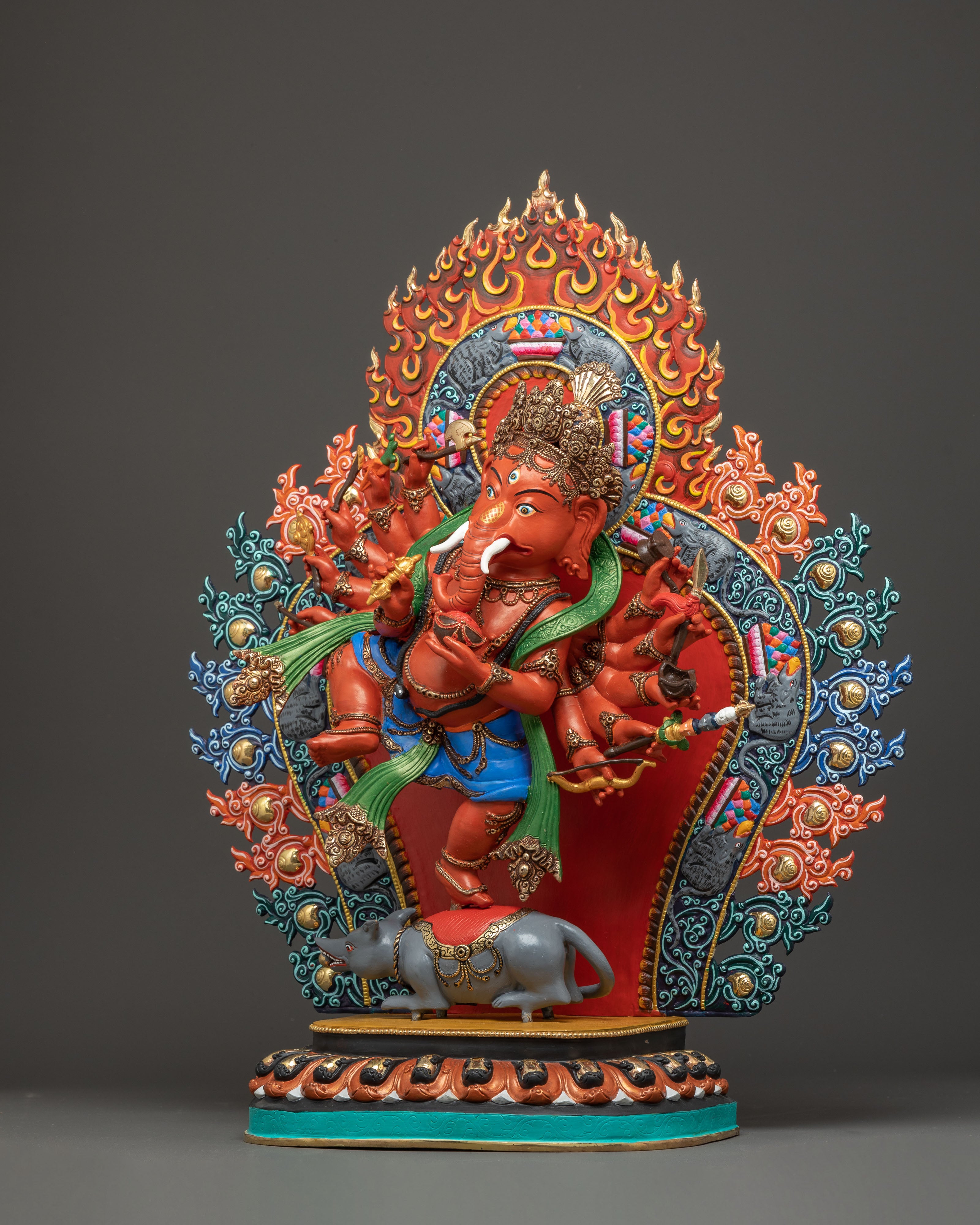 Majestic Statue of Hindu Deity Ganesha | Symbol of Wisdom