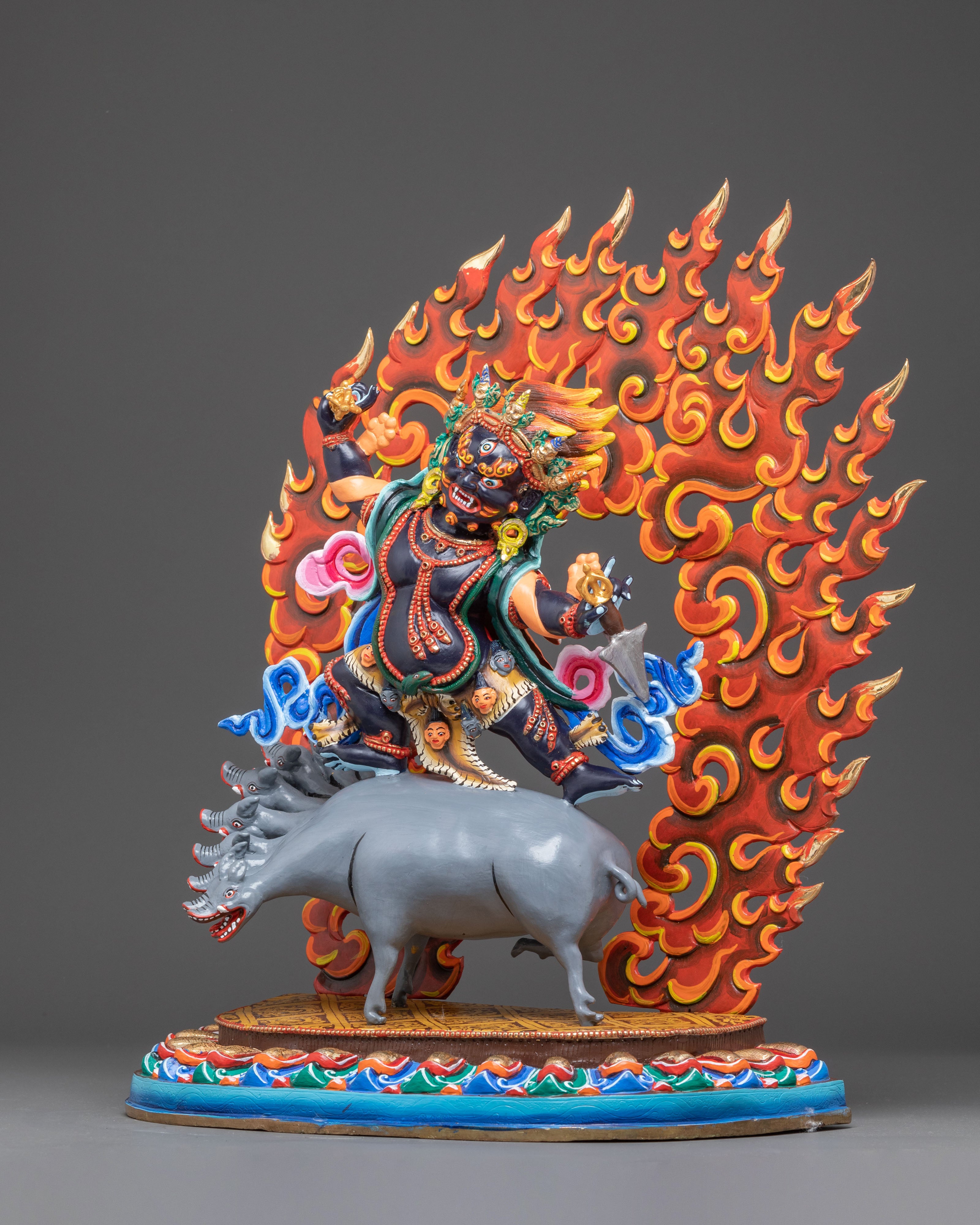 Powerful Dorje Gotrab Statue for Meditation, Protection, and Spirituality