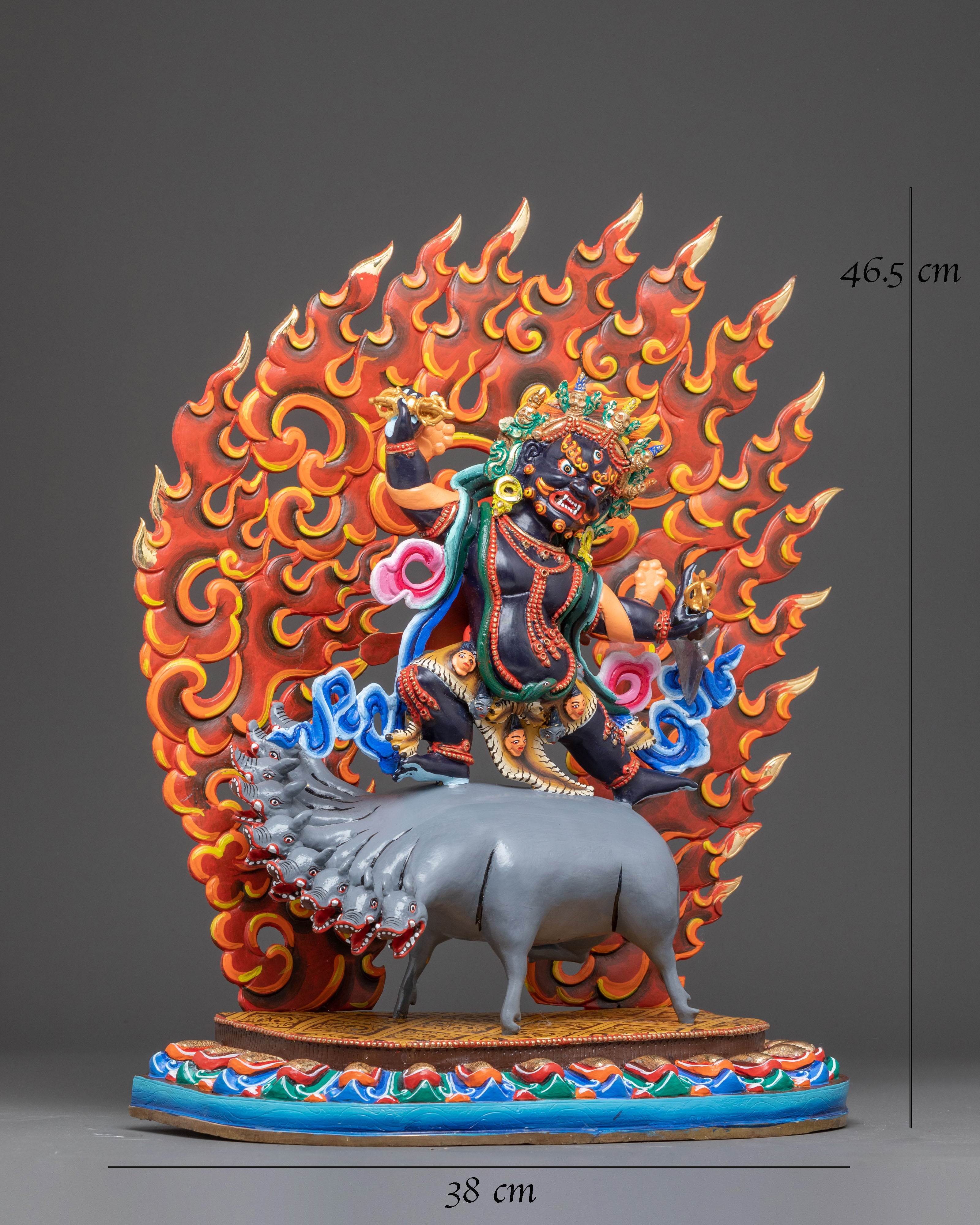 Powerful Dorje Gotrab Statue for Meditation, Protection, and Spirituality