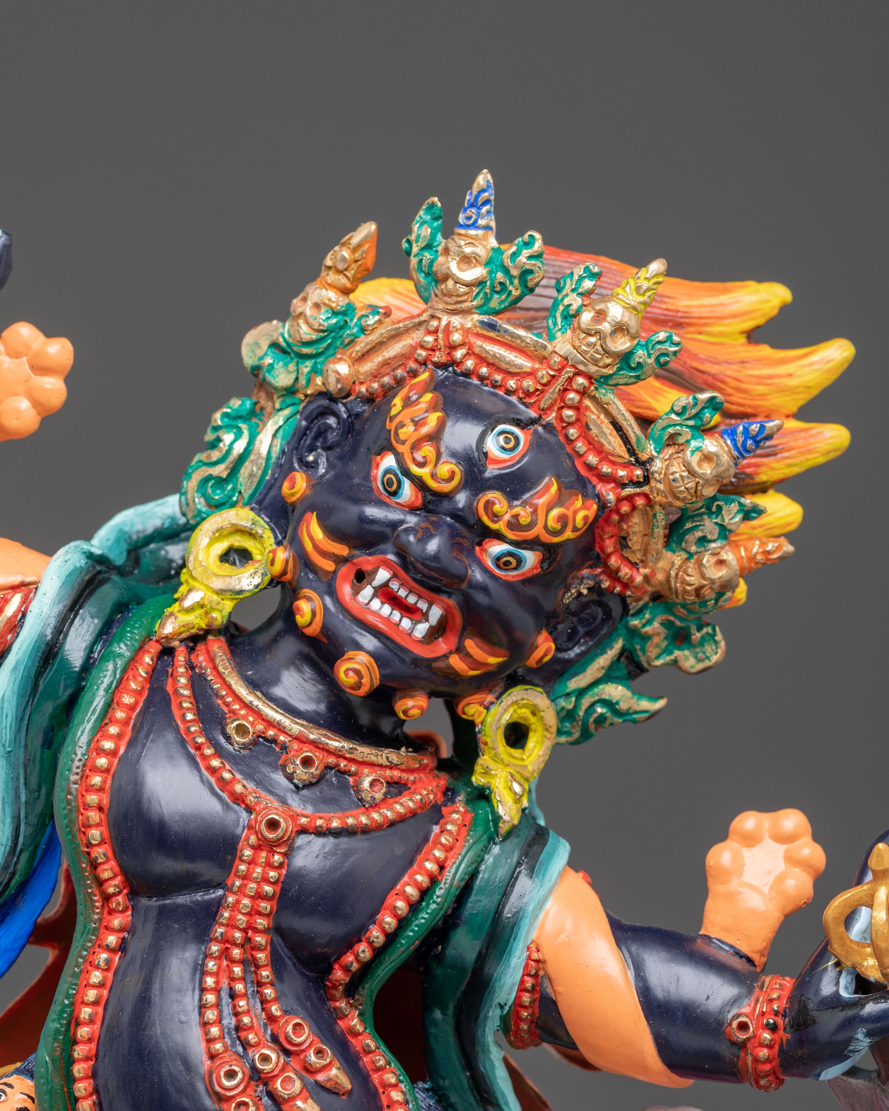 Powerful Dorje Gotrab Statue for Meditation, Protection, and Spirituality