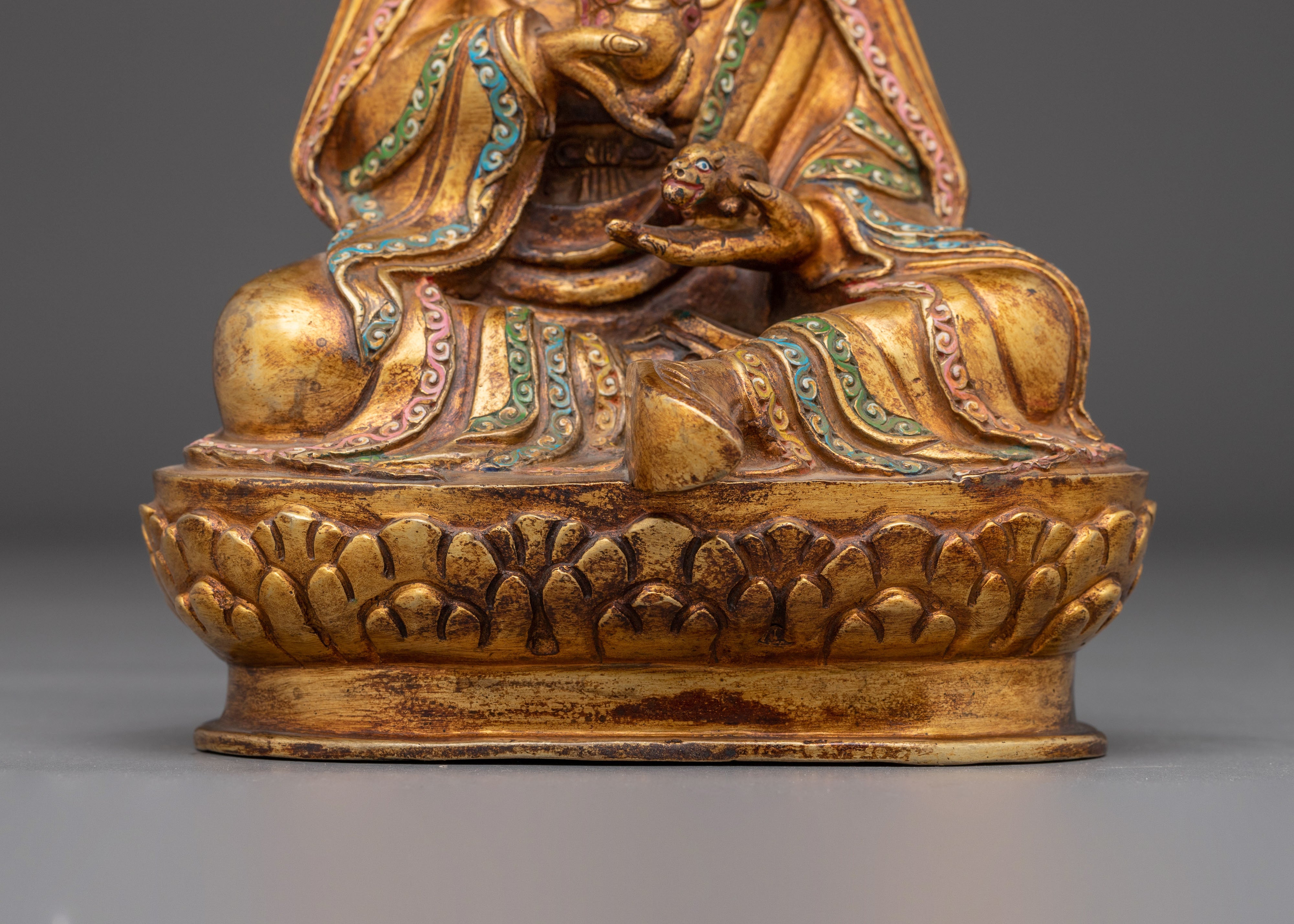 Copper Statue of Guru Norla | Manifestation of Padmasambhava