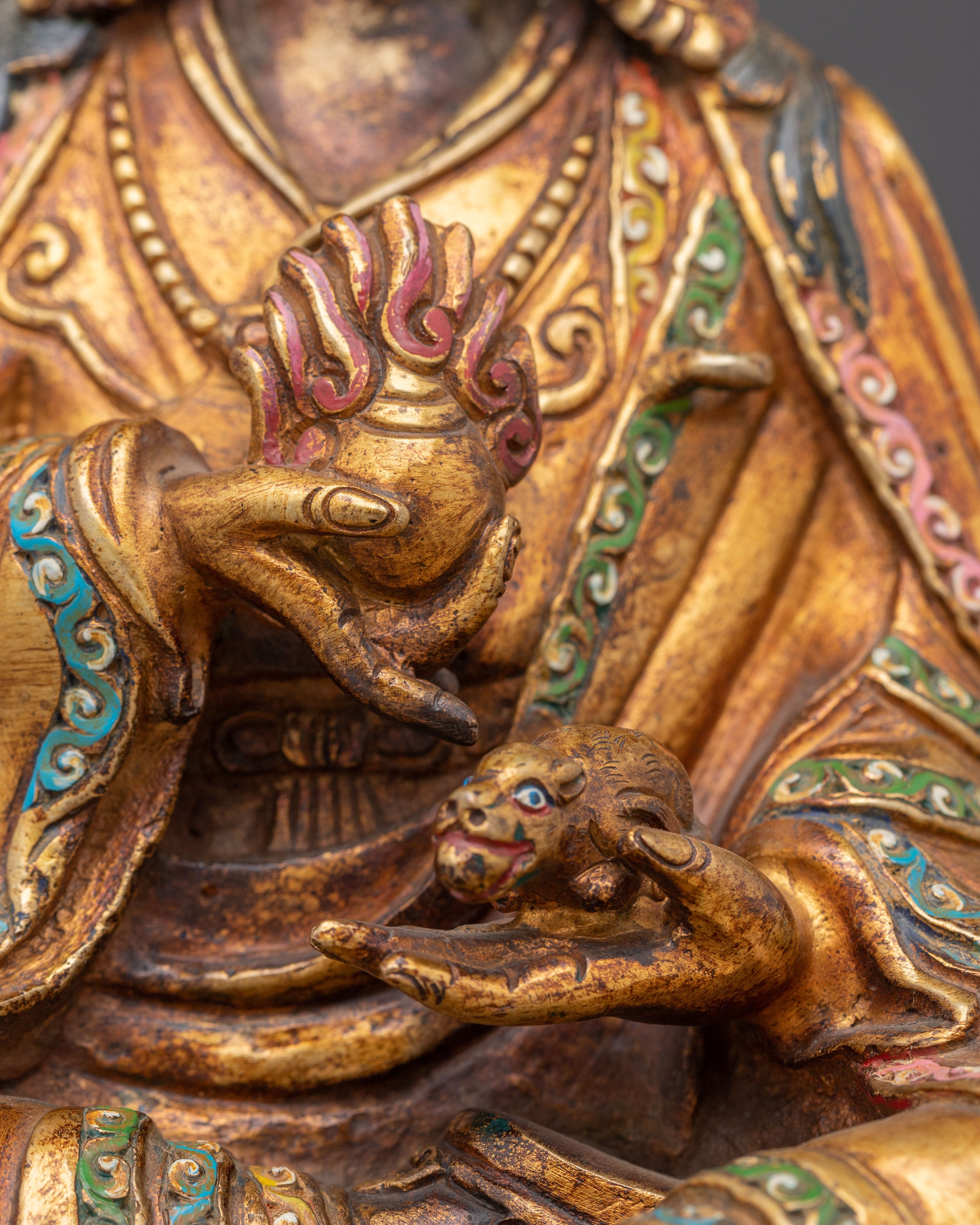 Copper Statue of Guru Norla | Manifestation of Padmasambhava