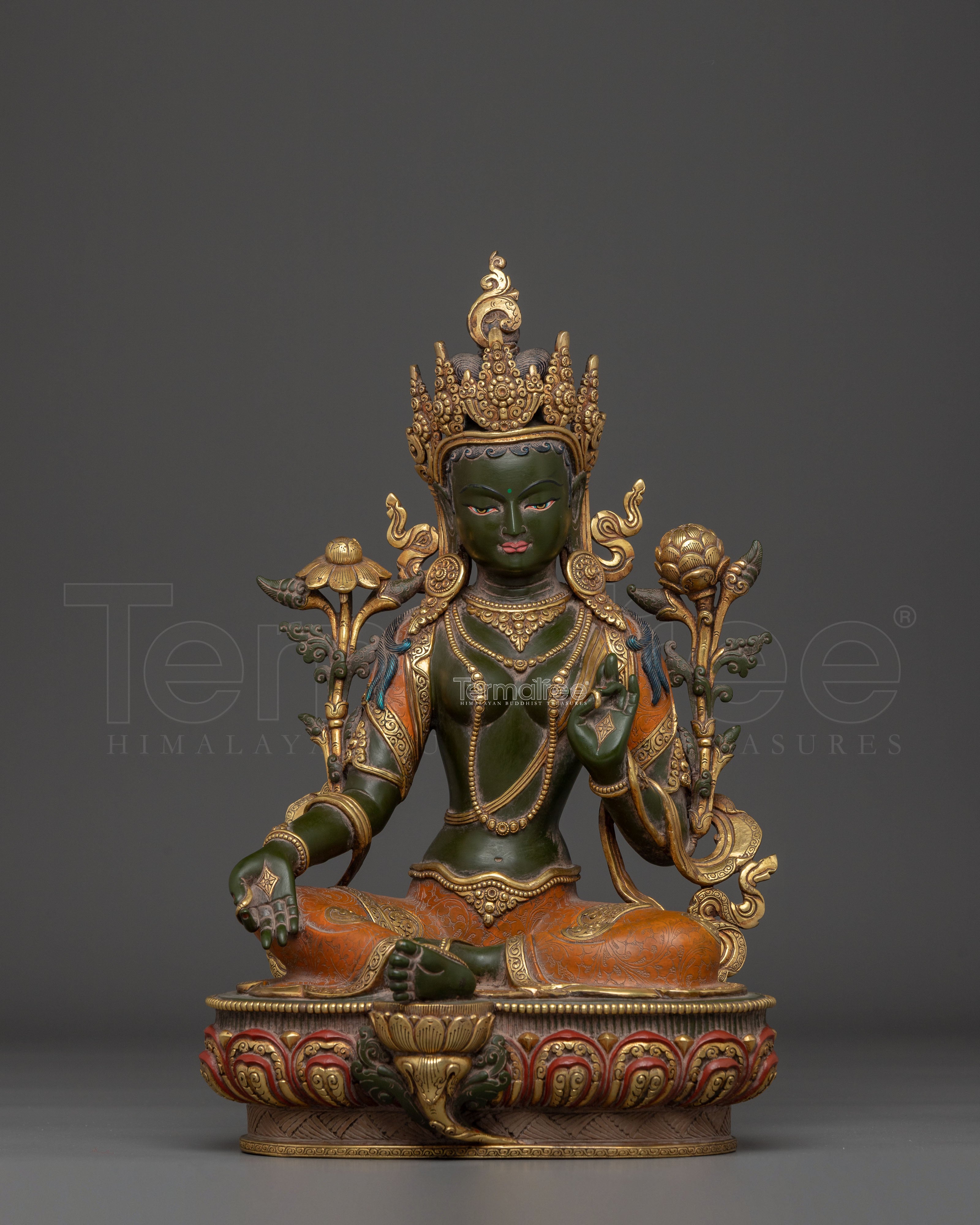 Statue of Mother Shyama Tara | Green Tara: Mother of Liberation