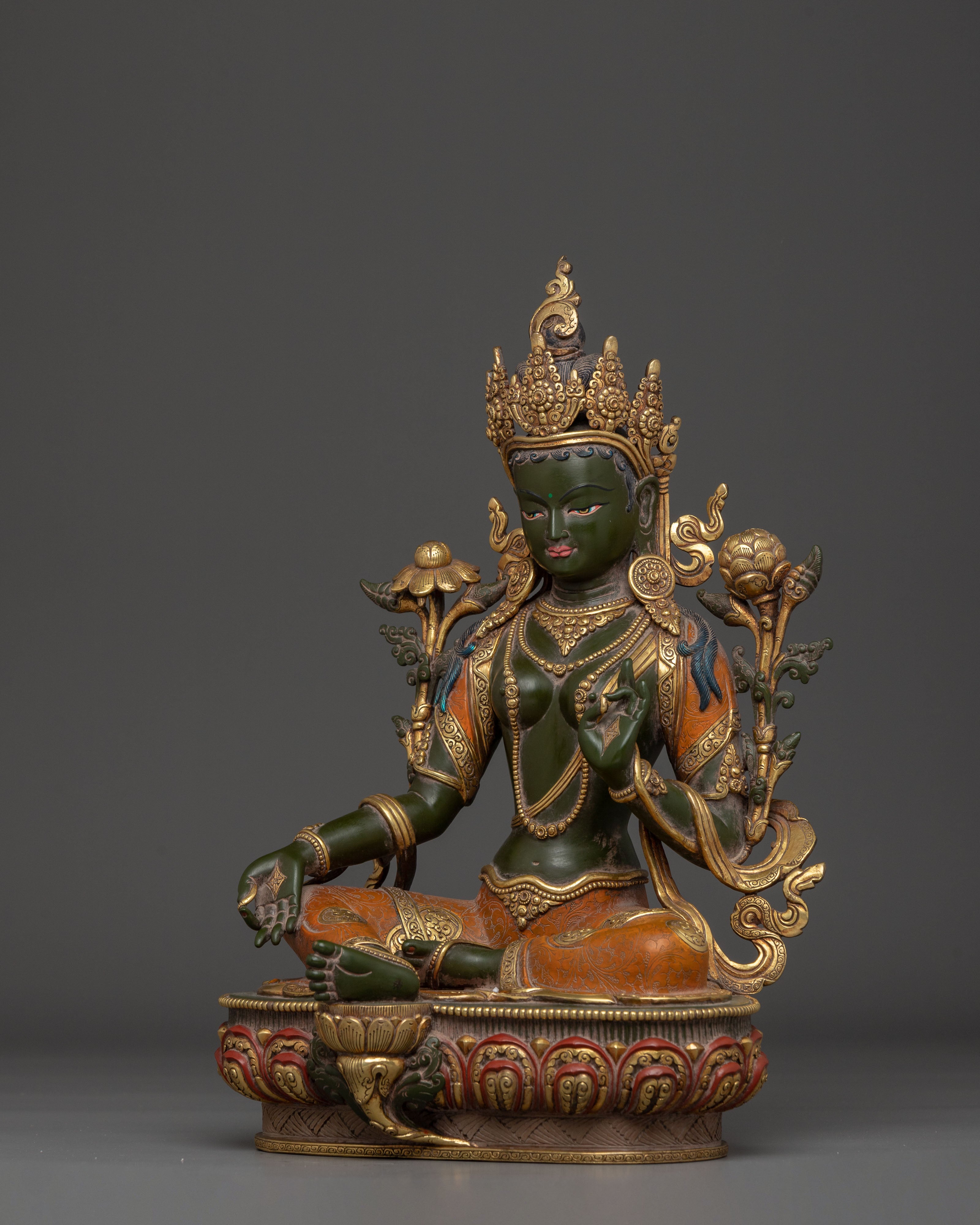 Statue of Mother Shyama Tara | Green Tara: Mother of Liberation