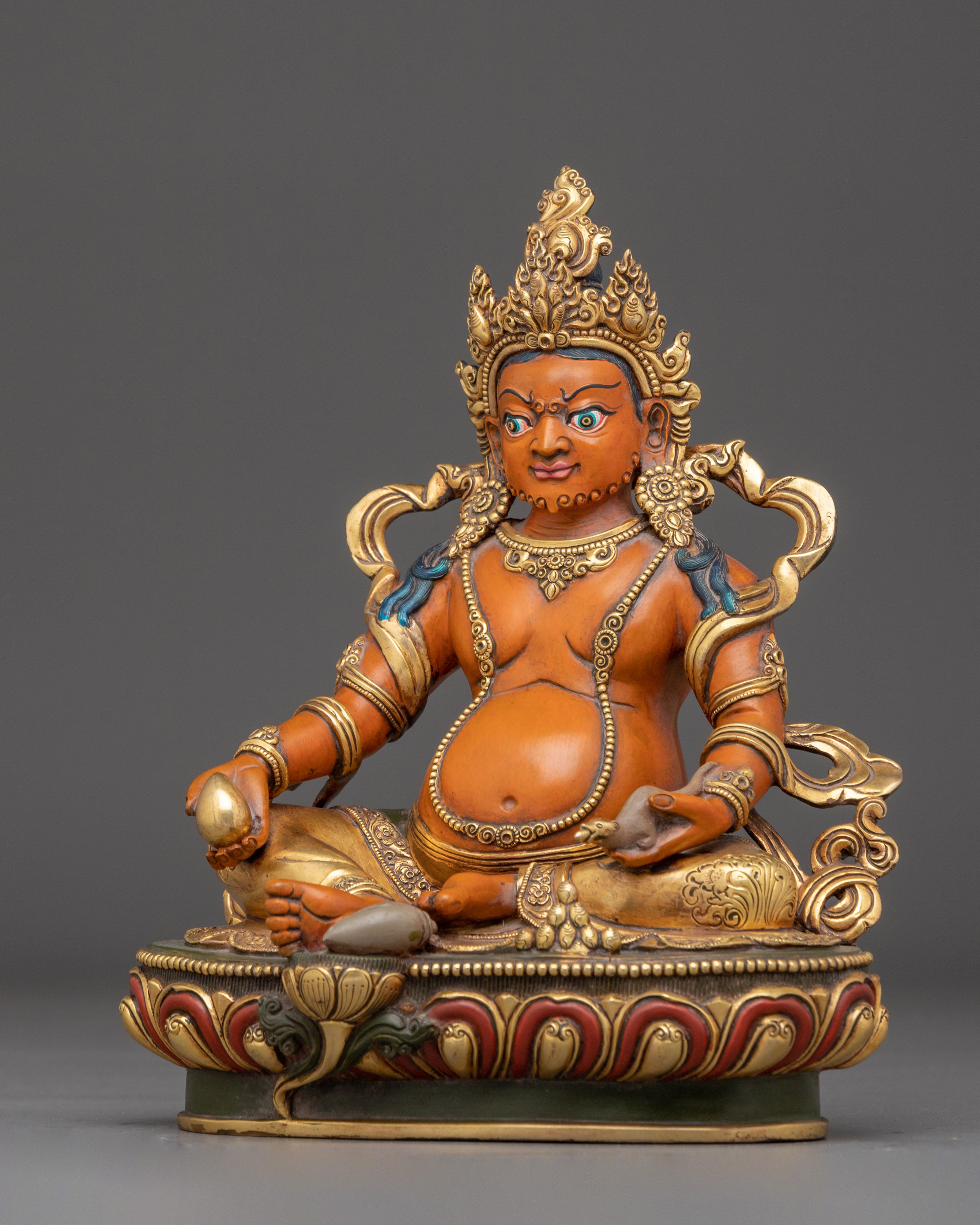 Statue of Abundance Deity Dzambhala | Symbol of Wealth