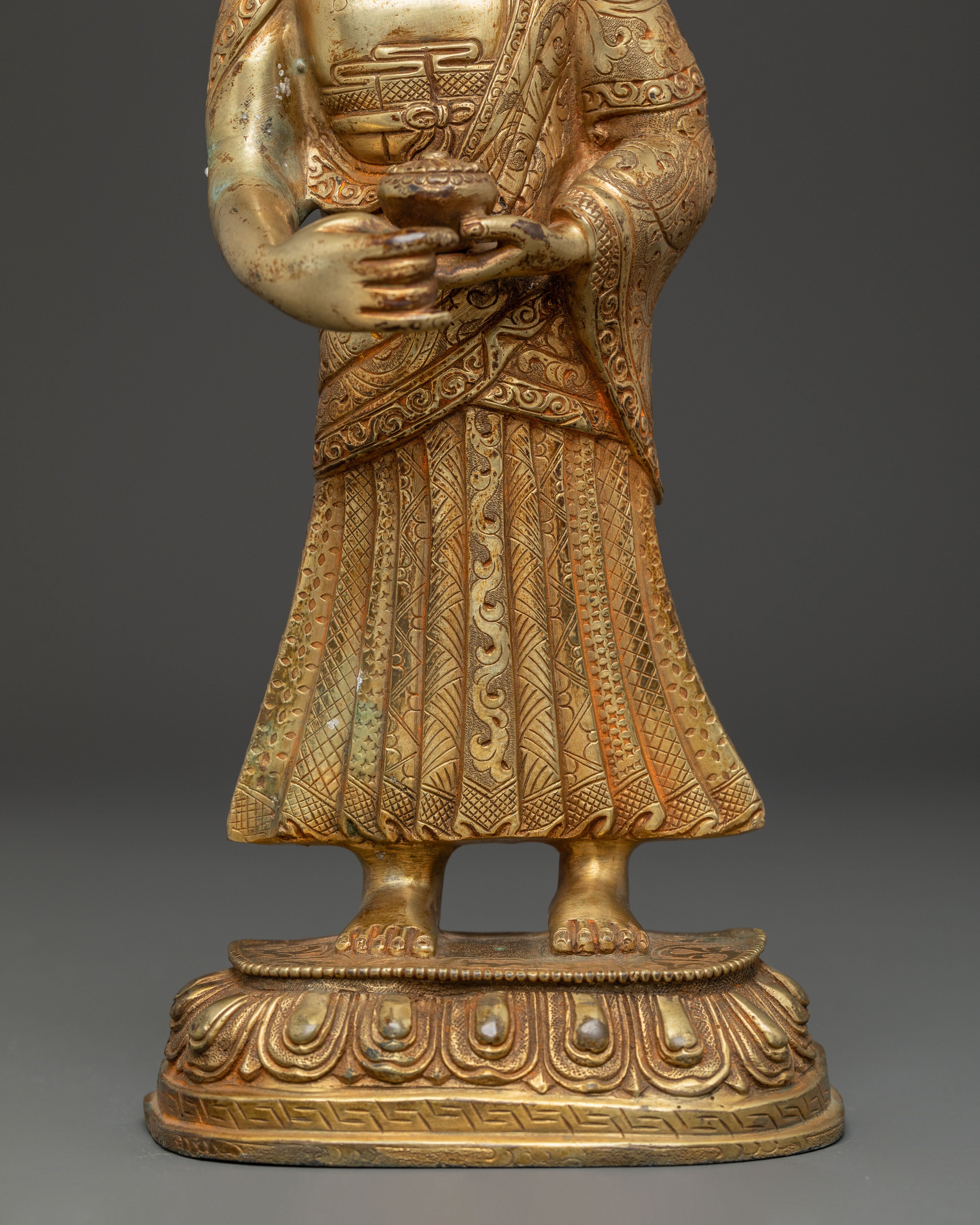 Disciples of Shakyamuni Buddha Statue : Shariputra and Maudgalyayana