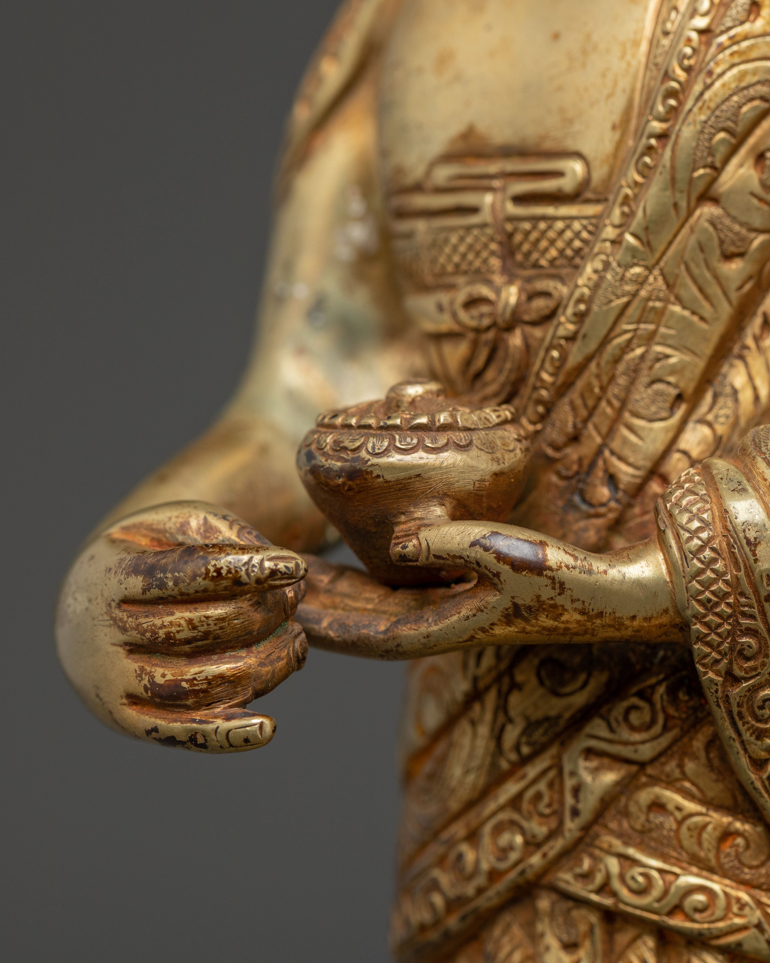 Disciples of Shakyamuni Buddha Statue : Shariputra and Maudgalyayana